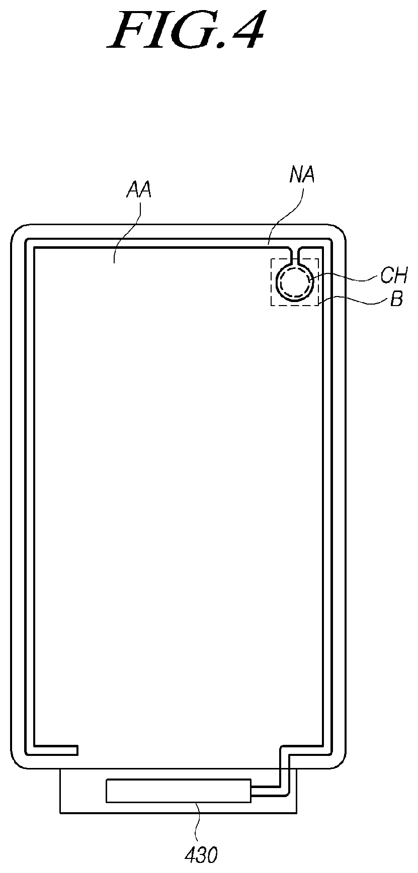 Patent US12588387 Figure 4 – Display apparatus