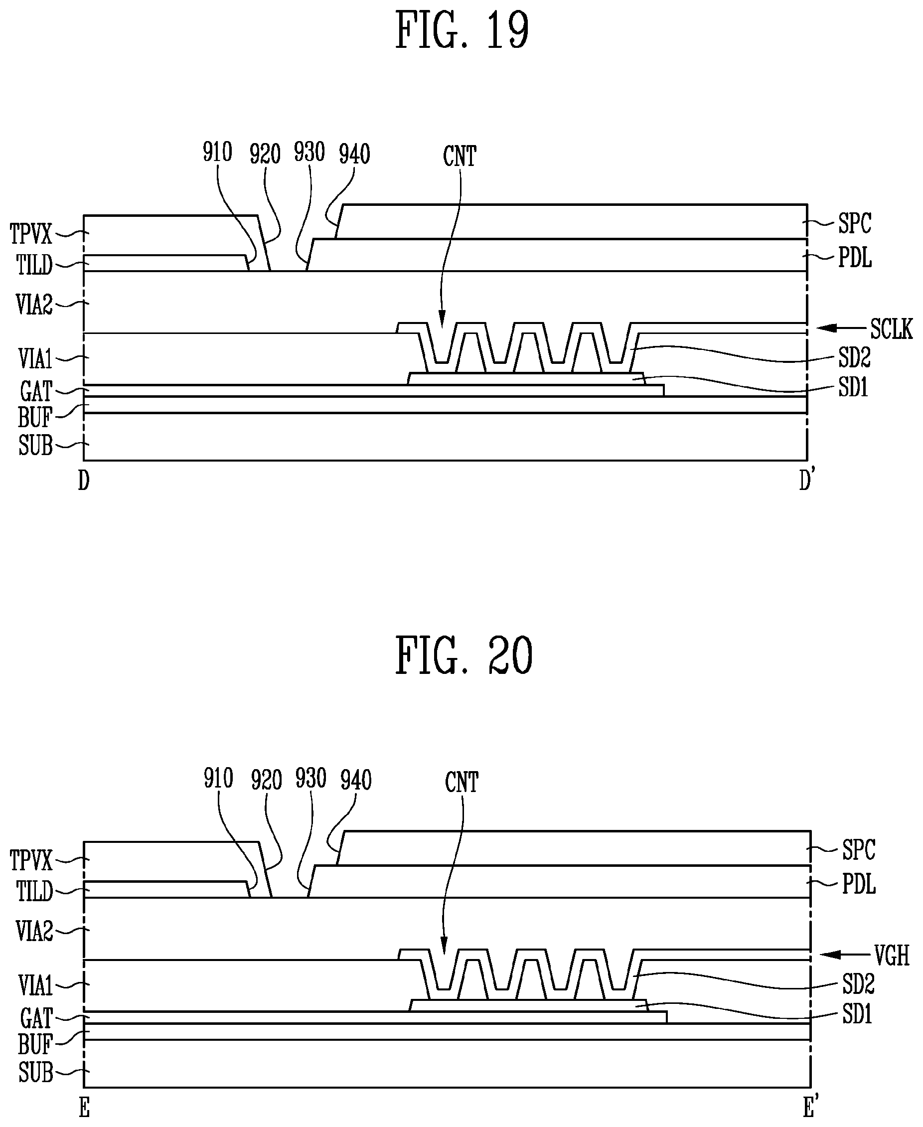 Patent US12588388 Figure 18 – Display device and touch display panel