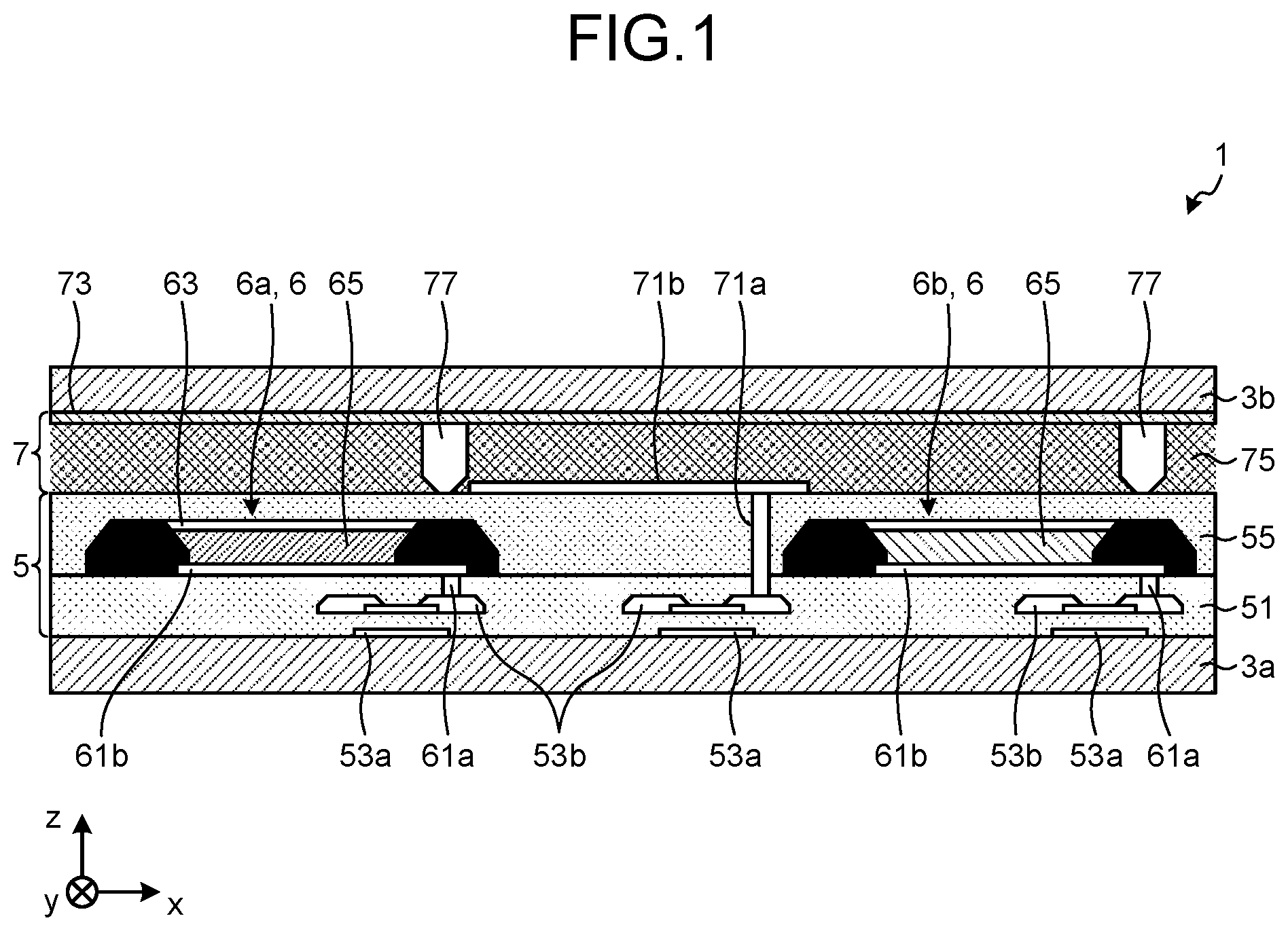 Patent US12588389 Figure 1 – Transparent display device