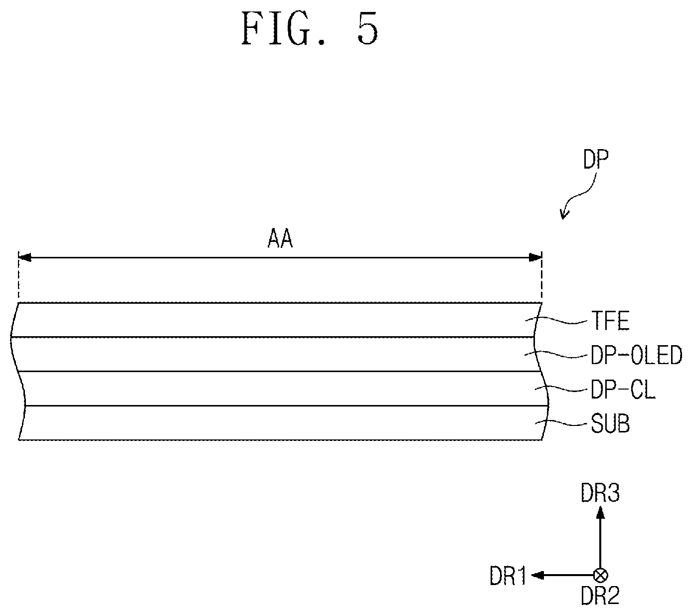 Patent US12588392 Figure 5 – Display device