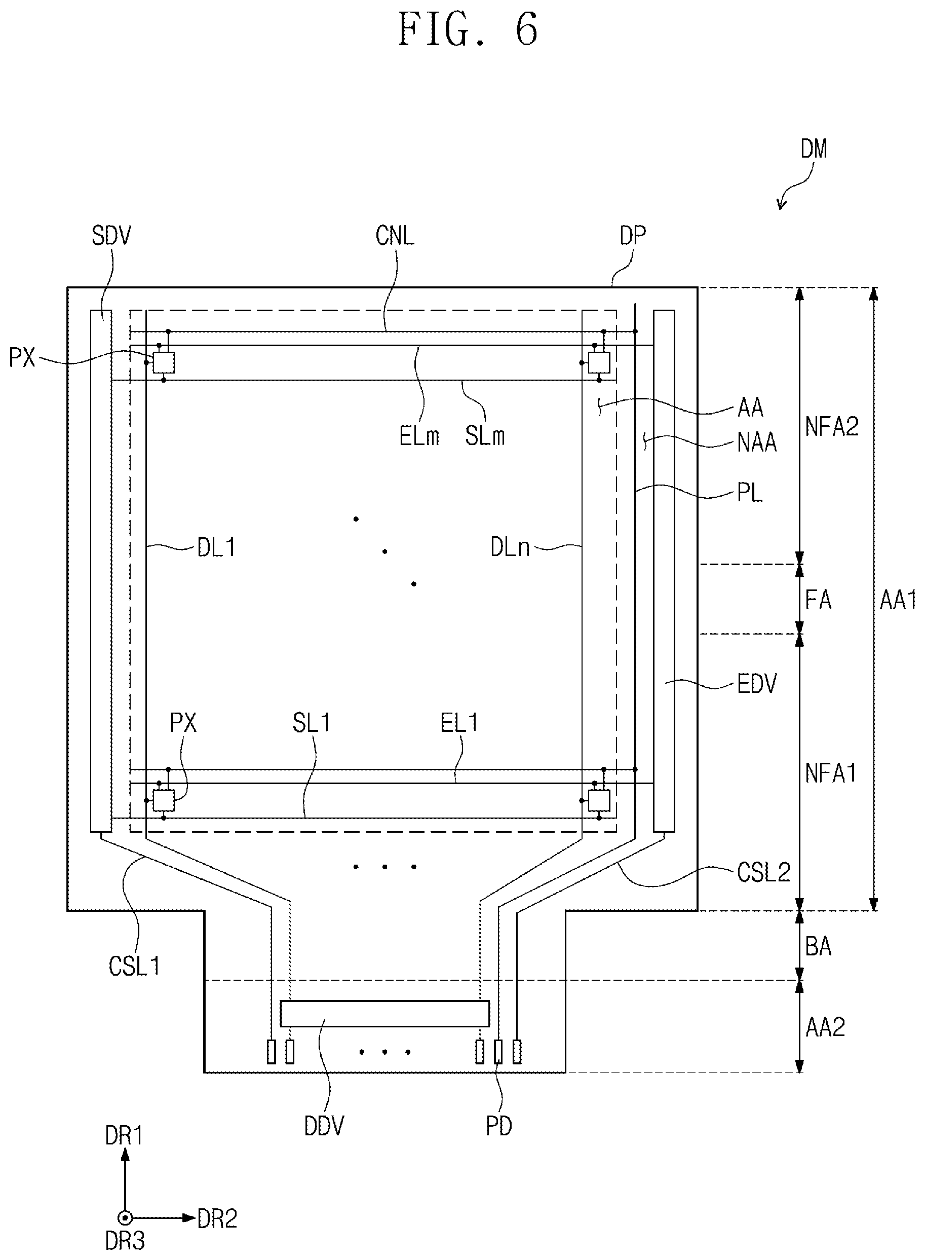 Patent US12588392 Figure 6 – Display device