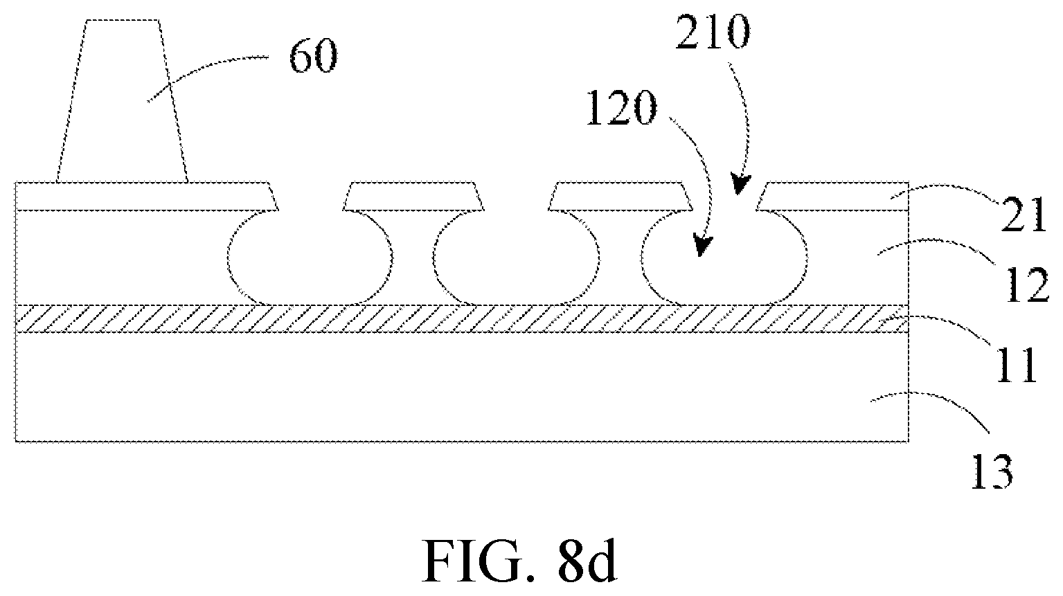 Patent US12588393 Figure 6 – Display panel and display device with openings in the transition areas
