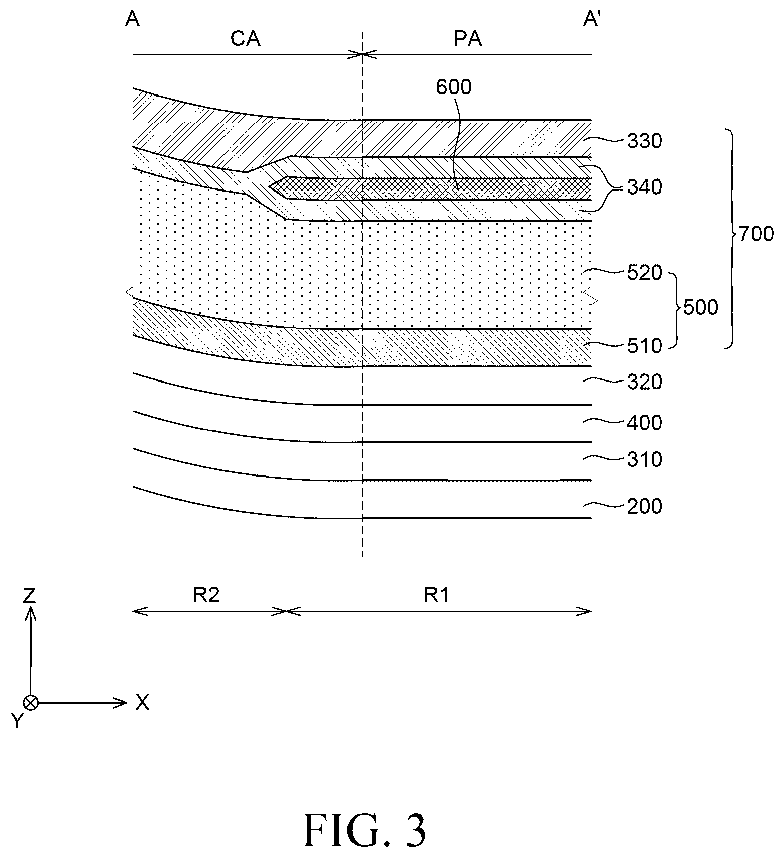 Patent US12588394 Figure 3 – Display device