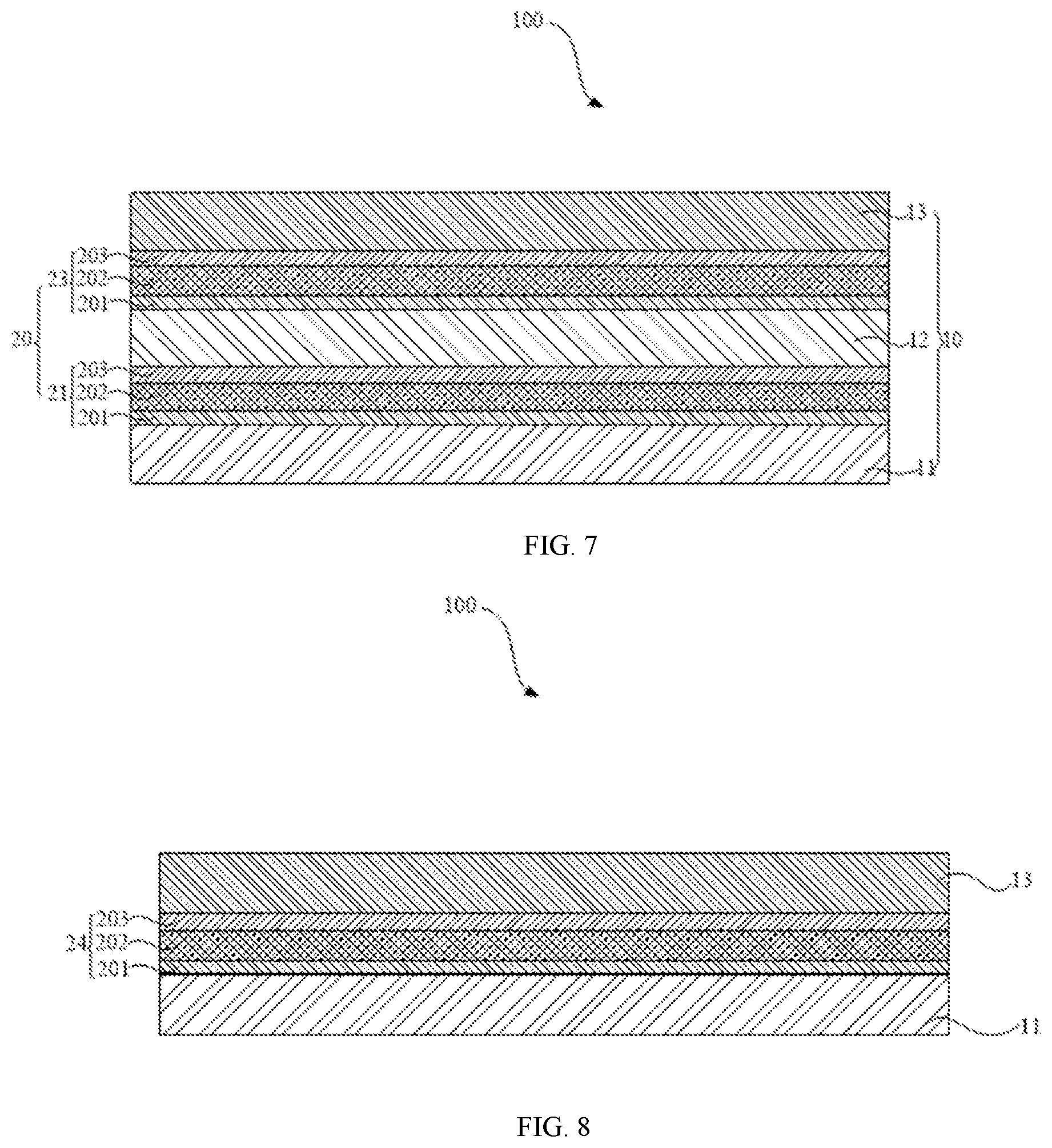Patent US12588396 Figure 4 – Array substrate and display panel comprising light adjusting layer between transparent layers