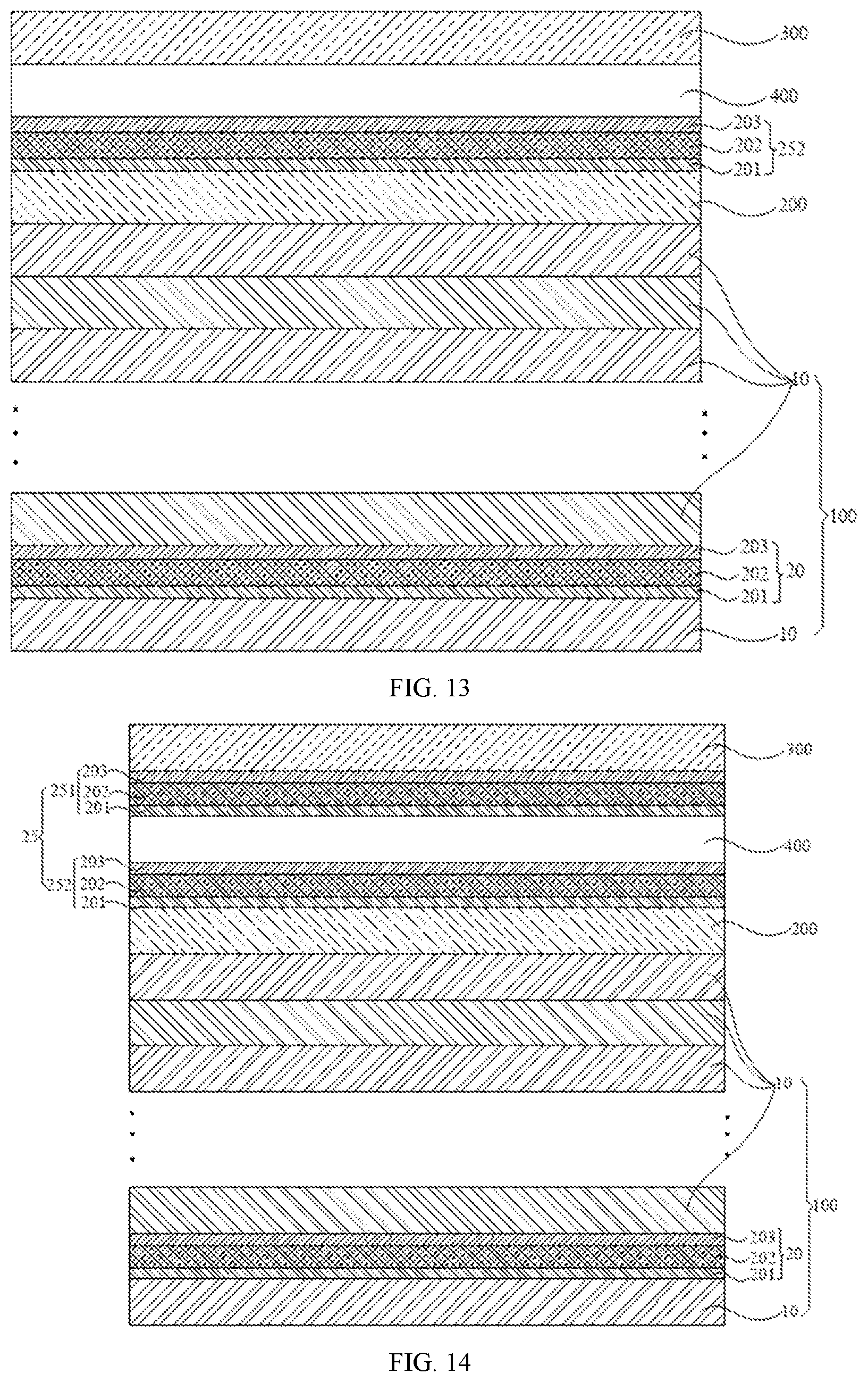 Patent US12588396 Figure 7 – Array substrate and display panel comprising light adjusting layer between transparent layers