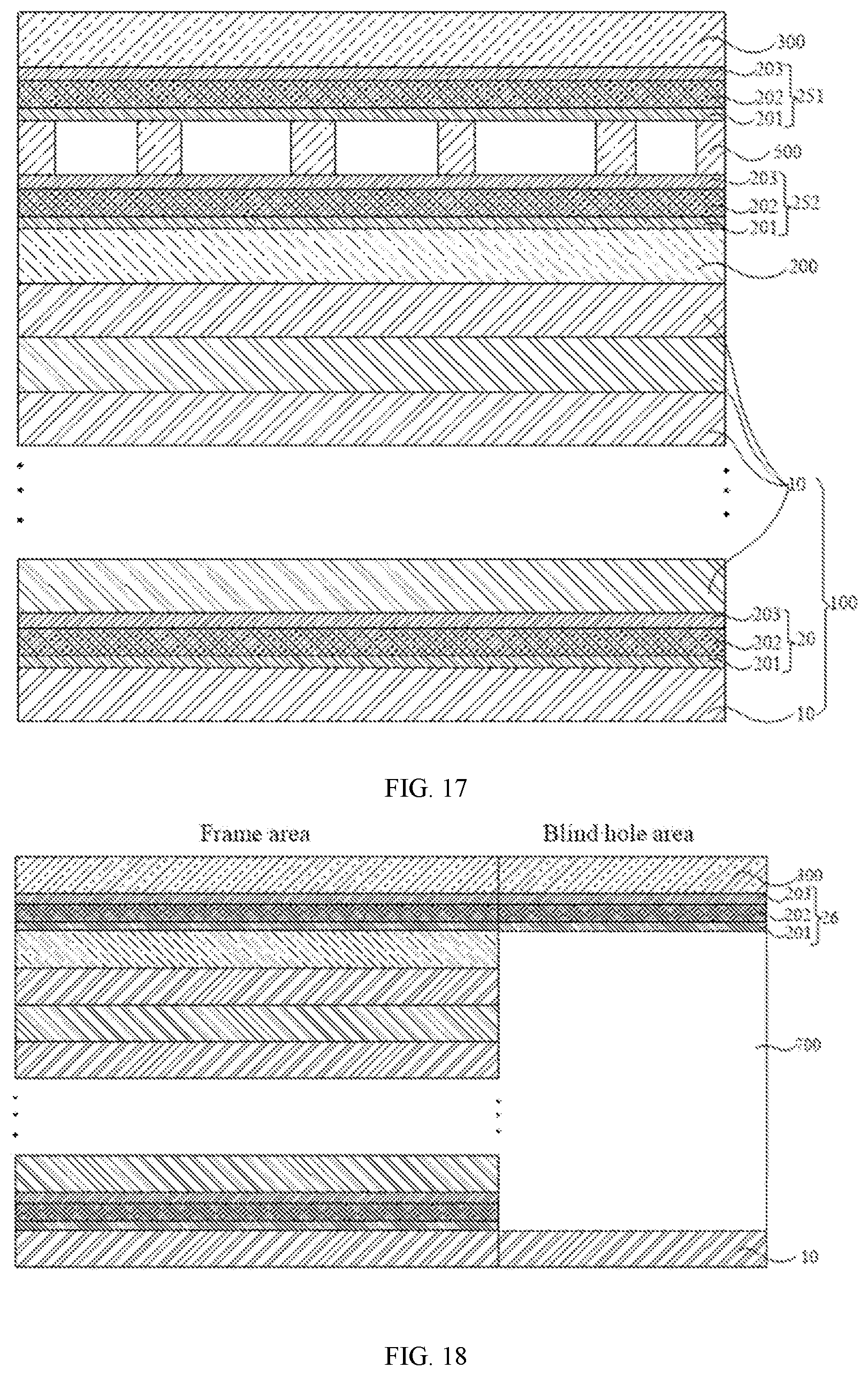 Patent US12588396 Figure 9 – Array substrate and display panel comprising light adjusting layer between transparent layers