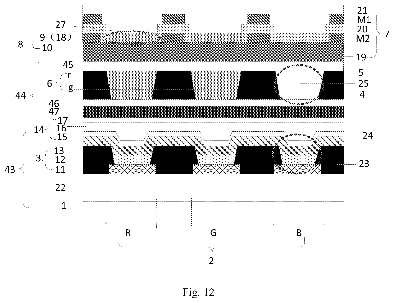 Patent US12588398 Figure 9 – Touch display panel and preparation method thereof, and display apparatus