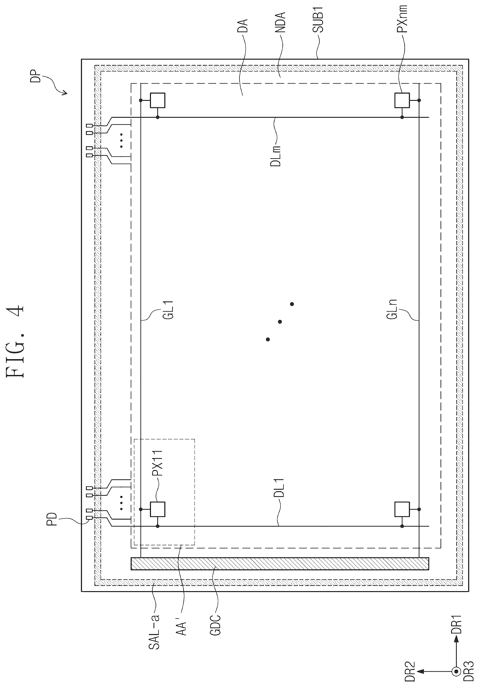 Patent US12588399 Figure 4 – Display device
