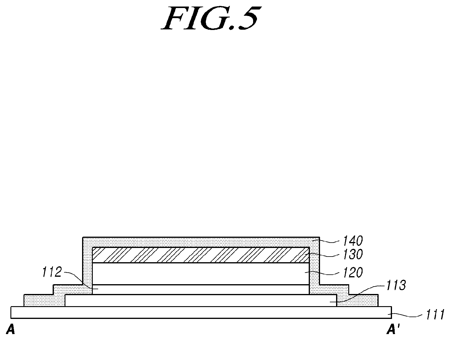 Patent US12588400 Figure 5 – Display device