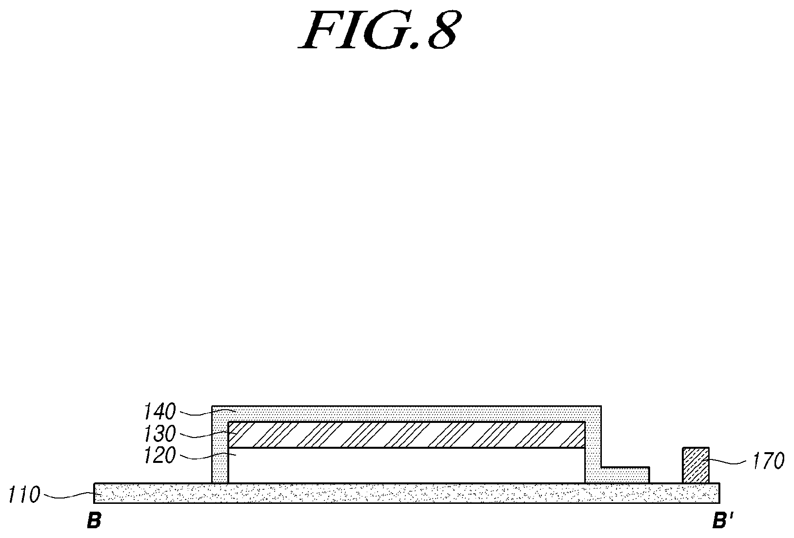 Patent US12588400 Figure 8 – Display device