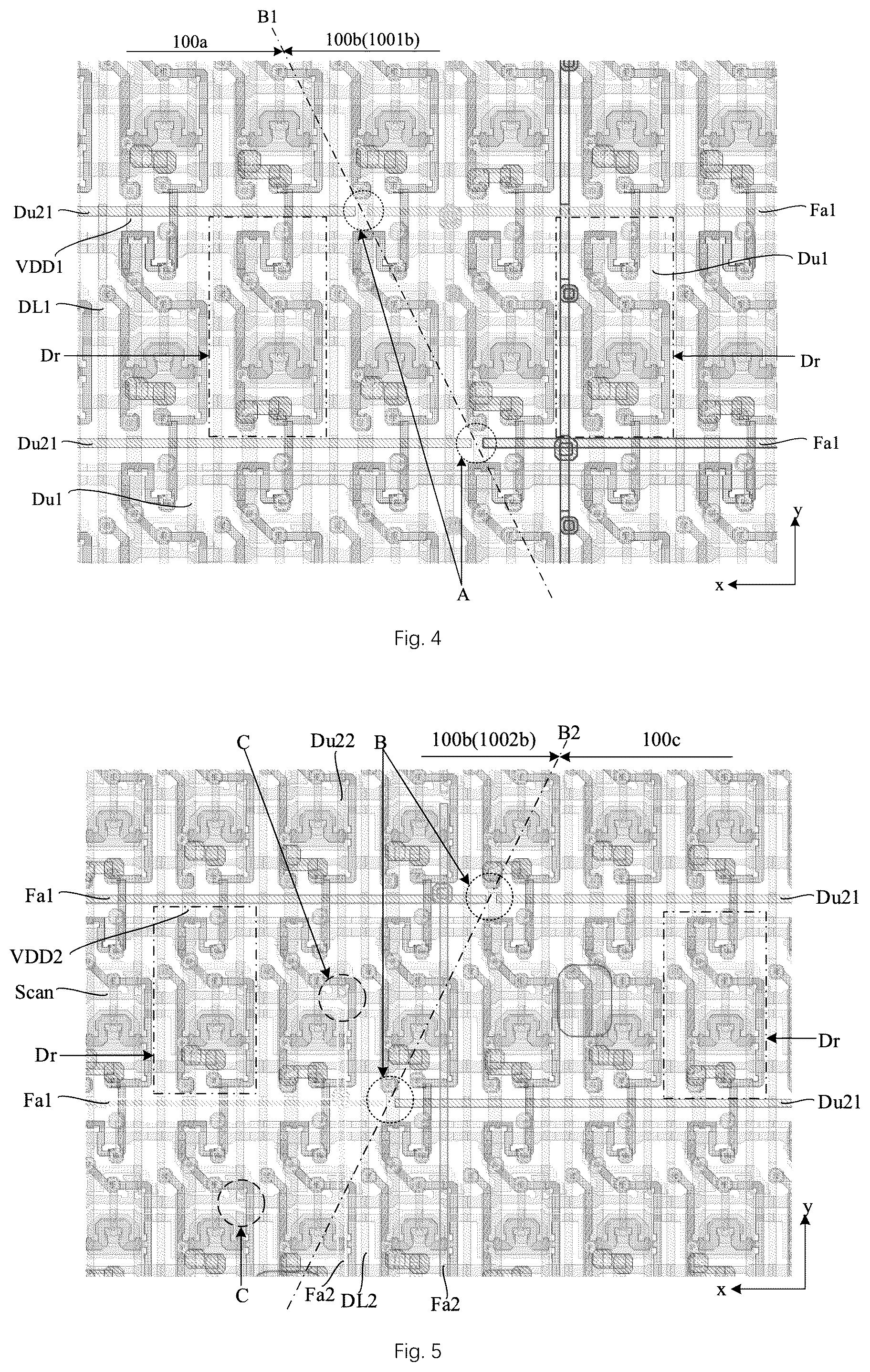 Patent US12588401 Figure 8 – Display panel and display device