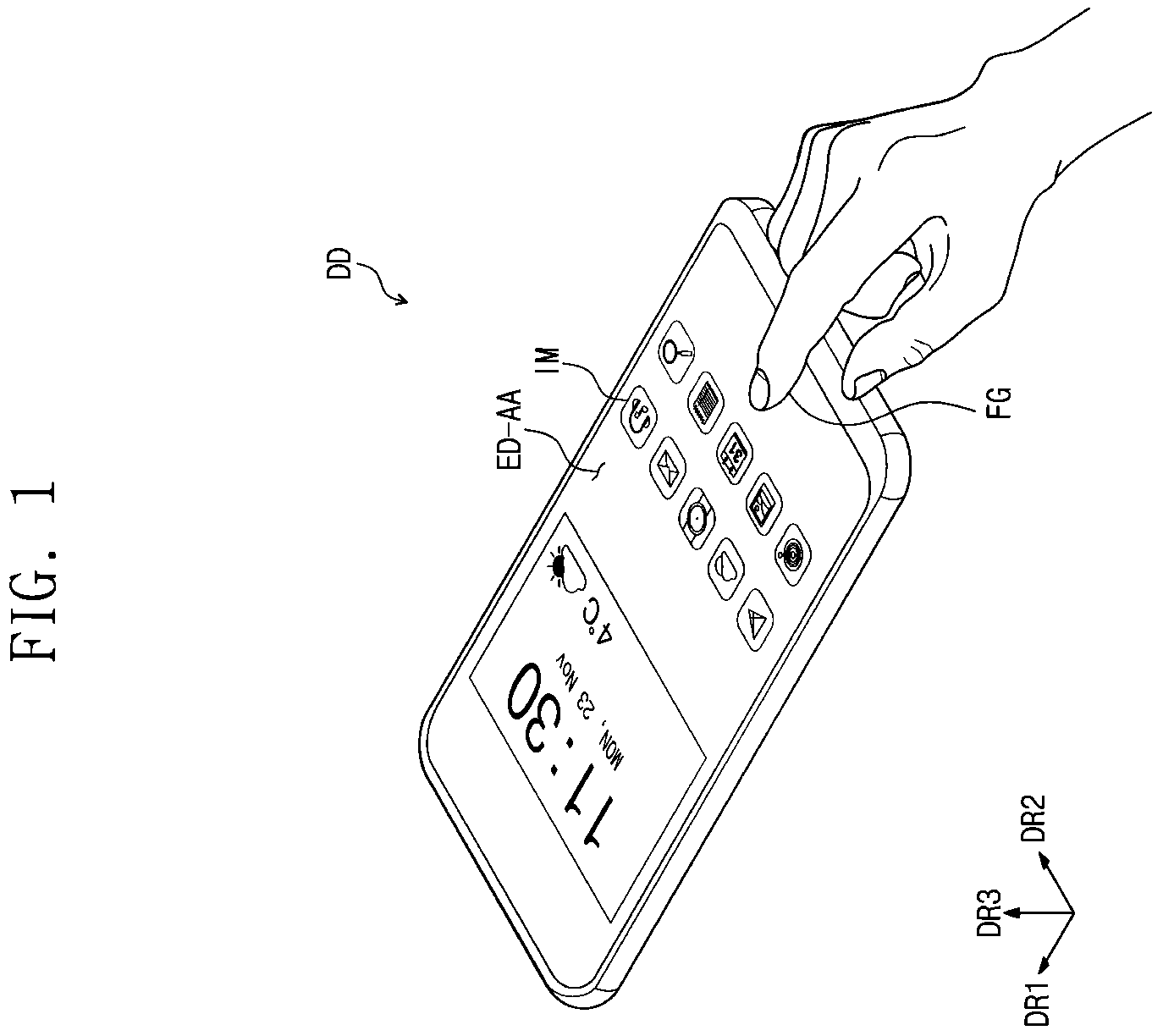 Patent US12588402 — Electronic device — Figure 1