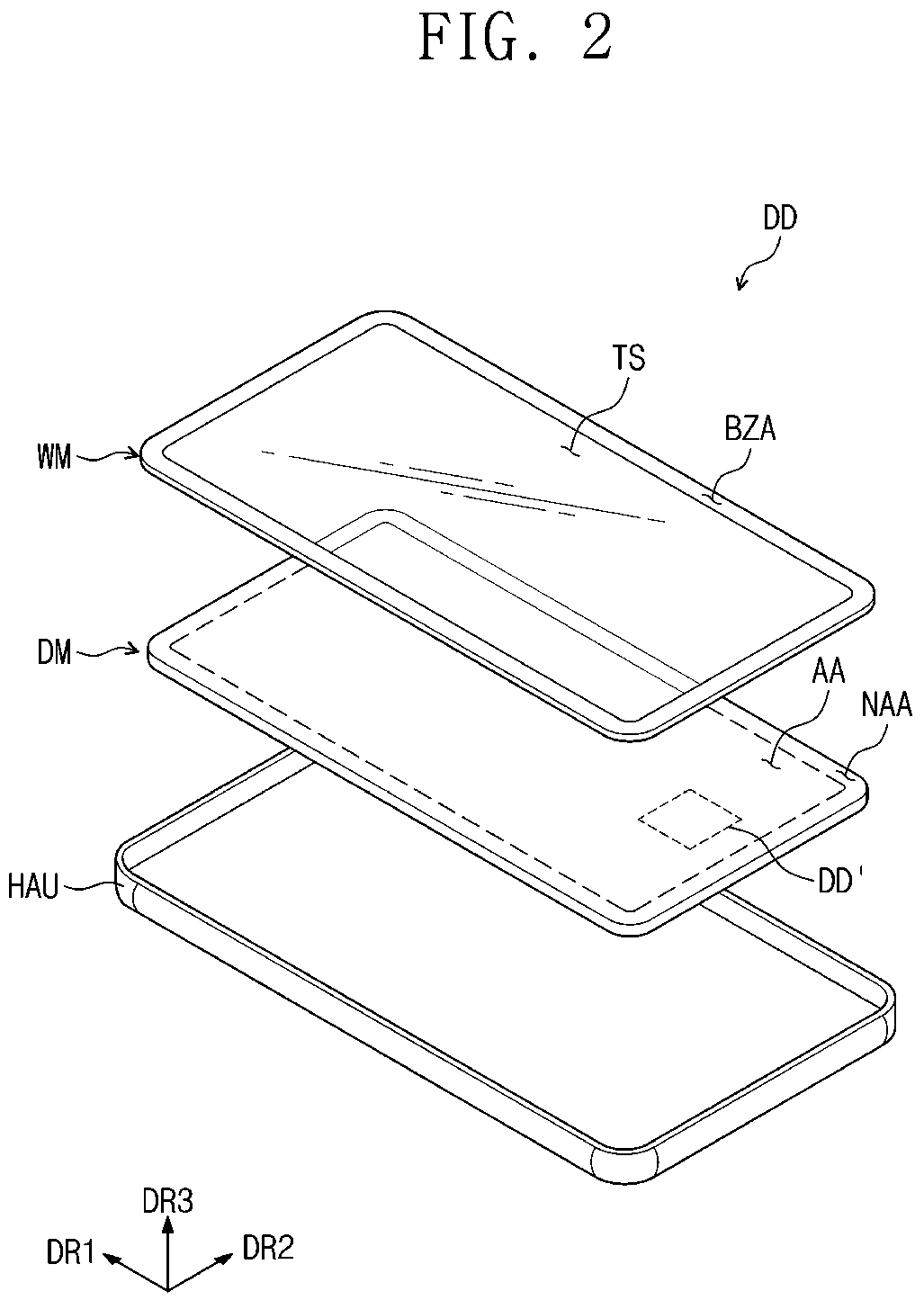 Patent US12588402 Figure 2 – Electronic device