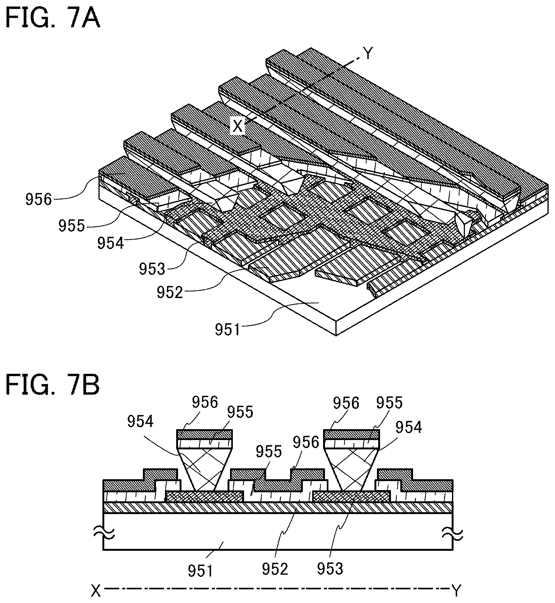 Patent US12588408 Figure 7 – Light-emitting element, light-emitting device, electronic device, and lighting device