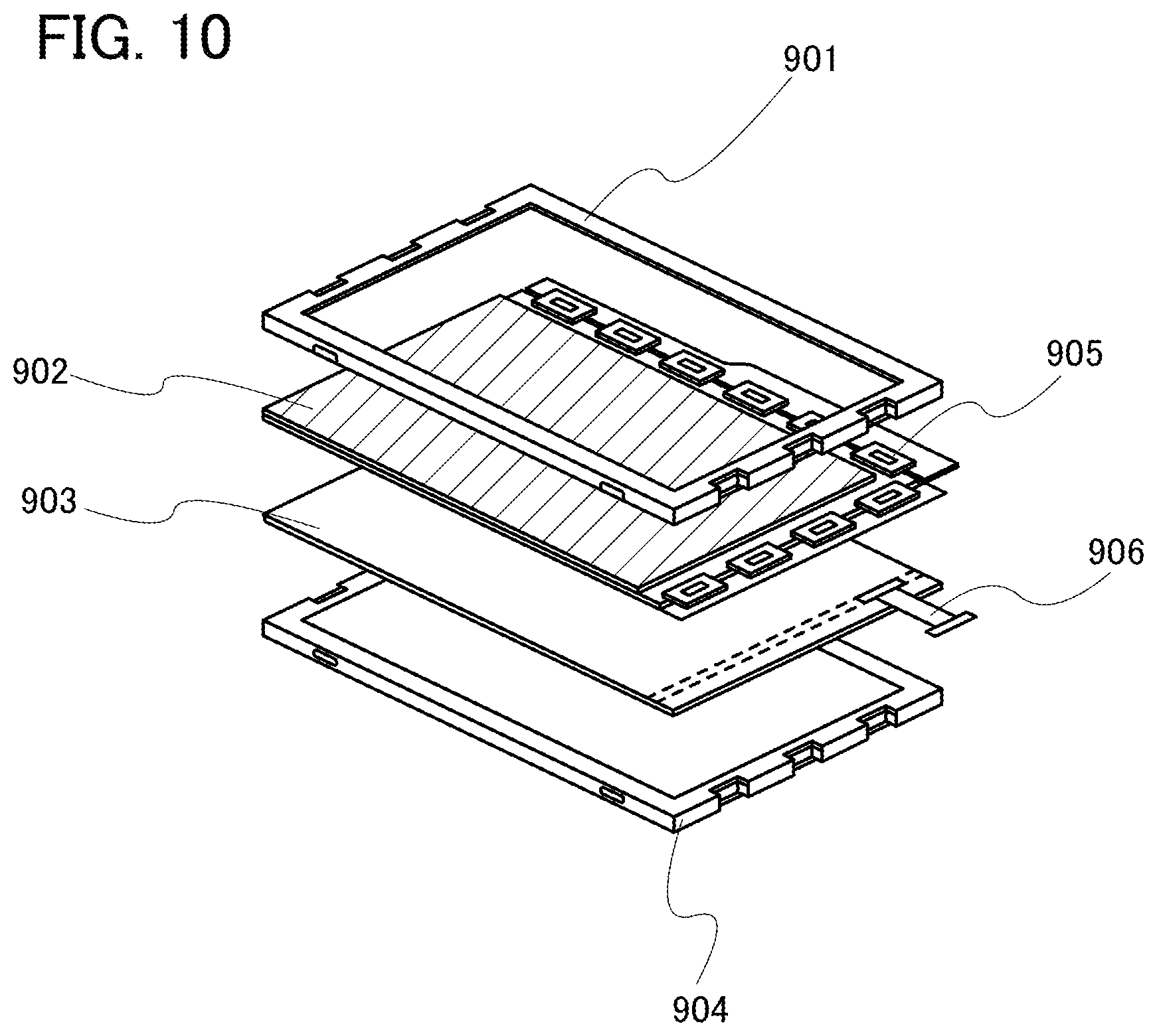 Patent US12588408 Figure 10 – Light-emitting element, light-emitting device, electronic device, and lighting device