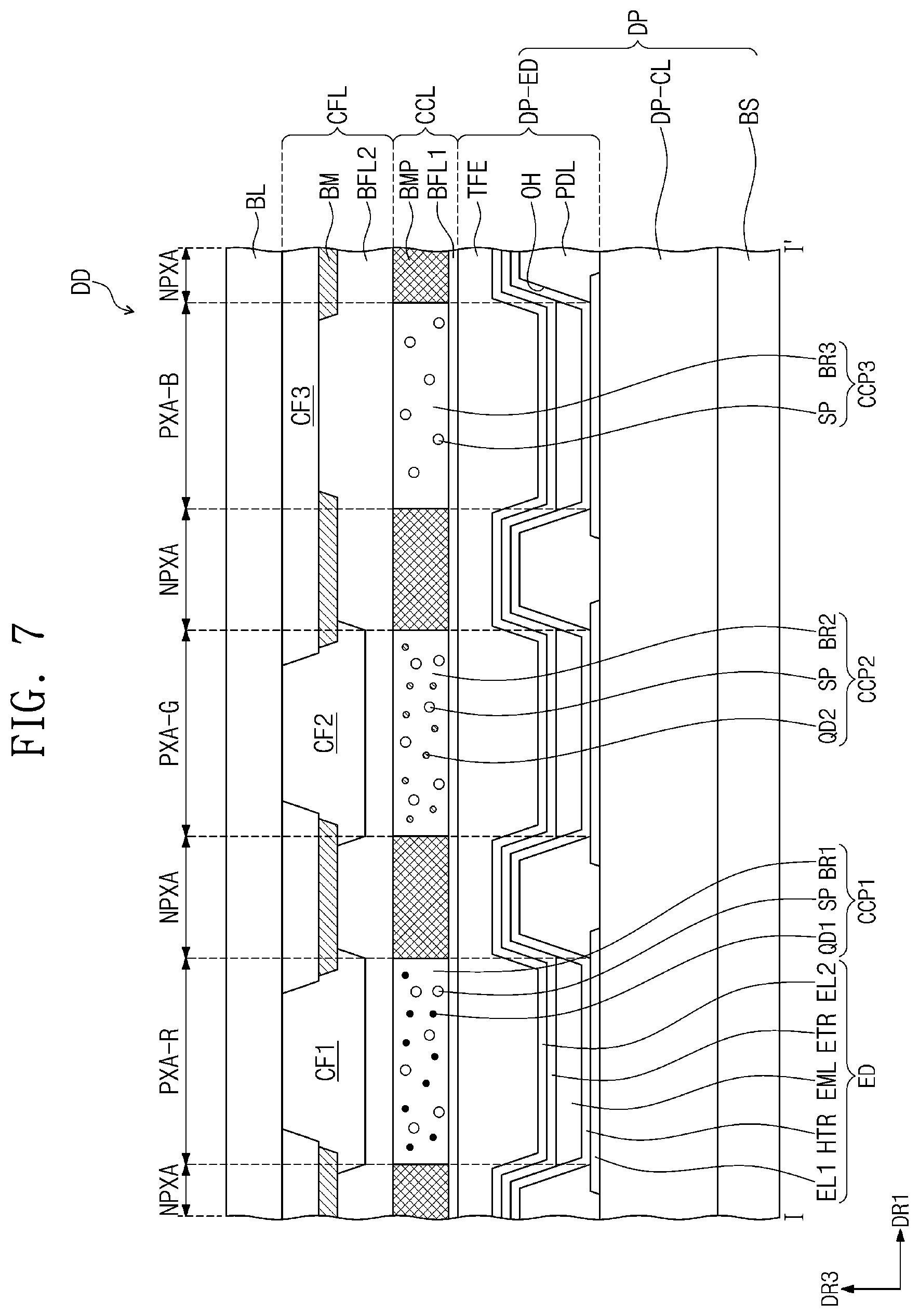 Patent US12588409 Figure 5 – Light emitting element and nitrogen-containing compound for the same