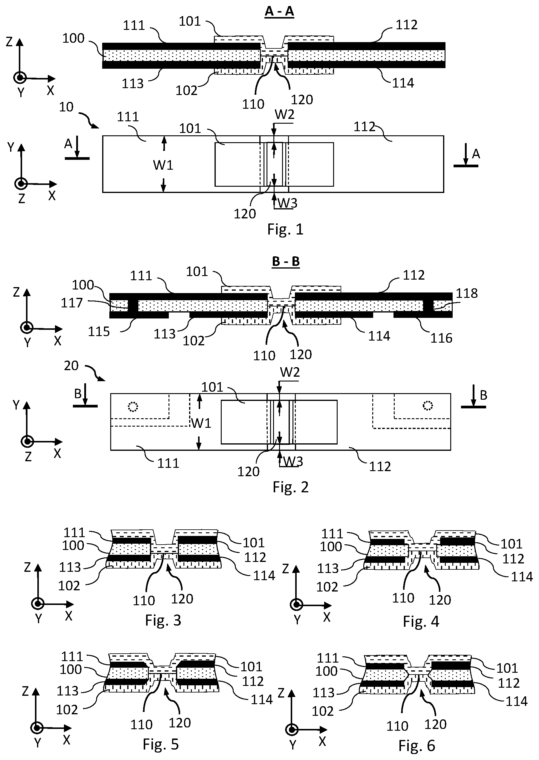 Patent US12588412 — Thermoelectric element, thermoelectric generator, peltier element, peltier cooler, and methods manufacturing thereof — Figure 1