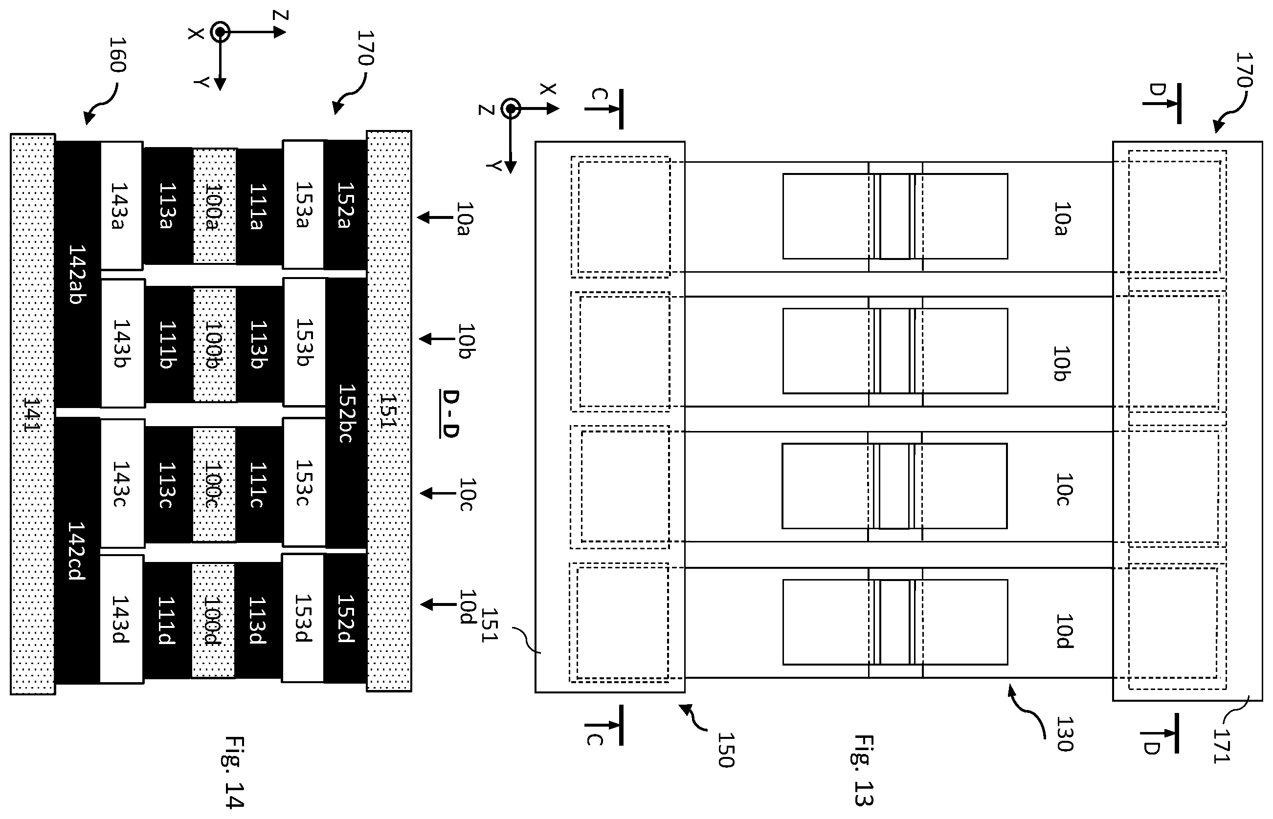 Patent US12588412 Figure 3 – Thermoelectric element, thermoelectric generator, peltier element, peltier cooler, and methods manufacturing thereof