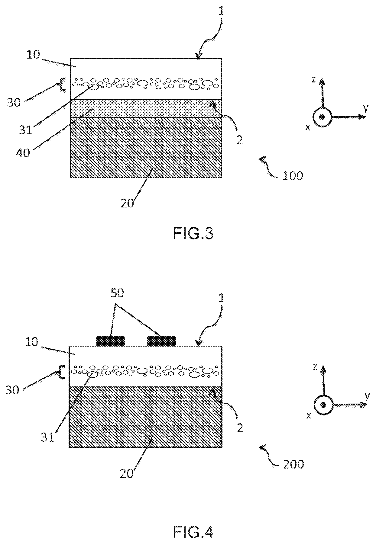 Patent US12588414 Figure 2 – Hybrid structure for a surface acoustic wave device