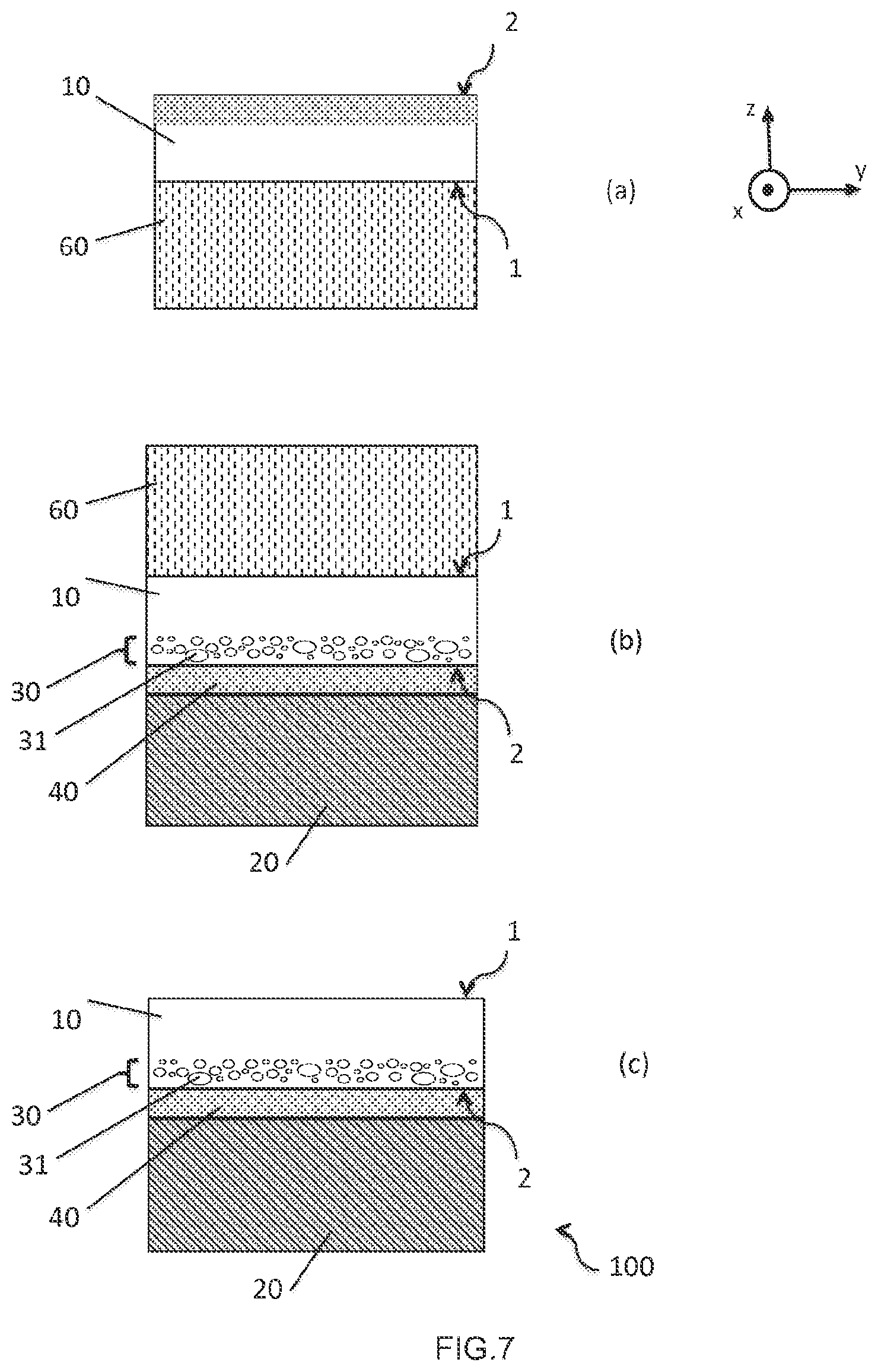 Patent US12588414 Figure 5 – Hybrid structure for a surface acoustic wave device