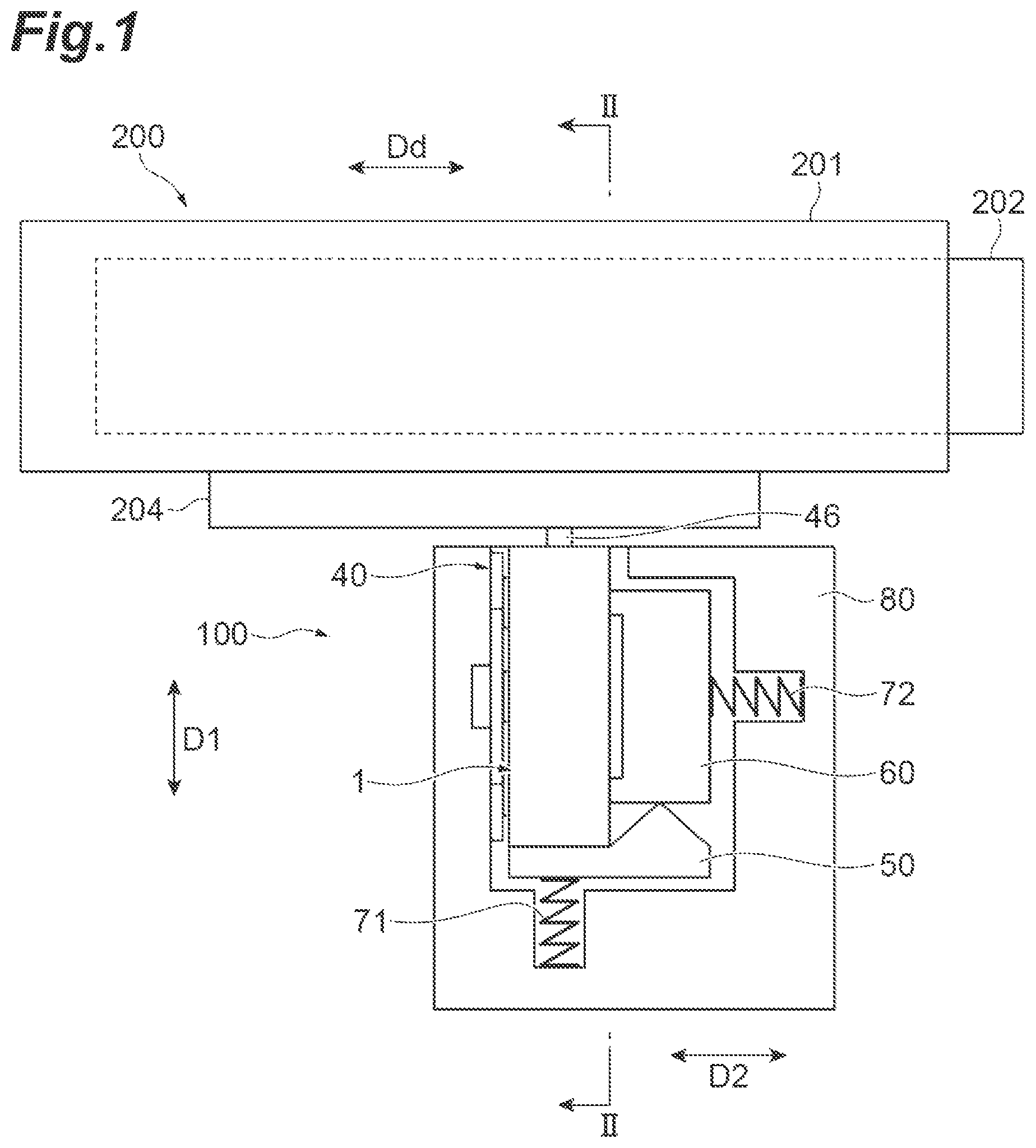 Patent US12588416 Figure 1 – Piezoelectric actuator