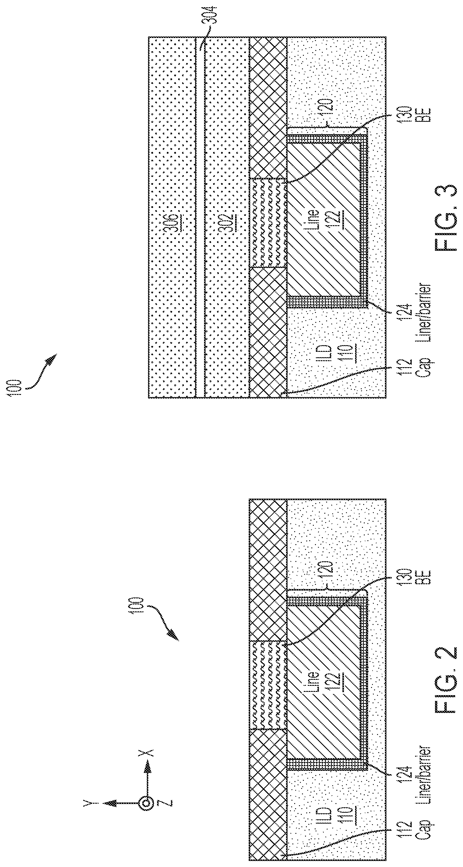 Patent US12588421 Figure 2 – Memory element with a hardmask stack having different stress levels