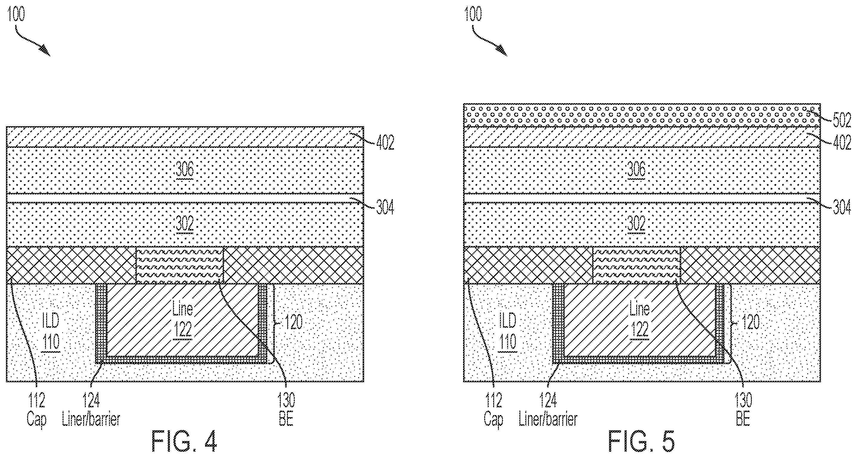 Patent US12588421 Figure 3 – Memory element with a hardmask stack having different stress levels