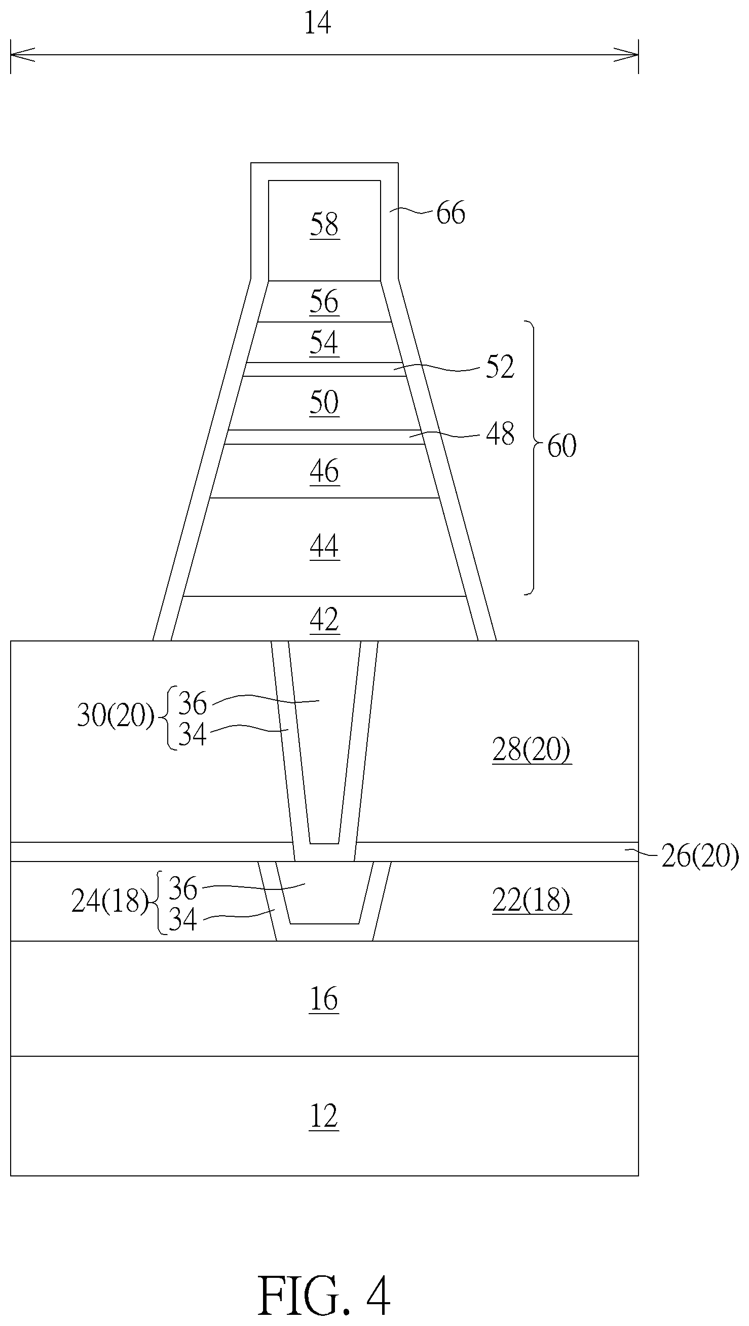 Patent US12588422 Figure 4 – Semiconductor device and method for fabricating the same