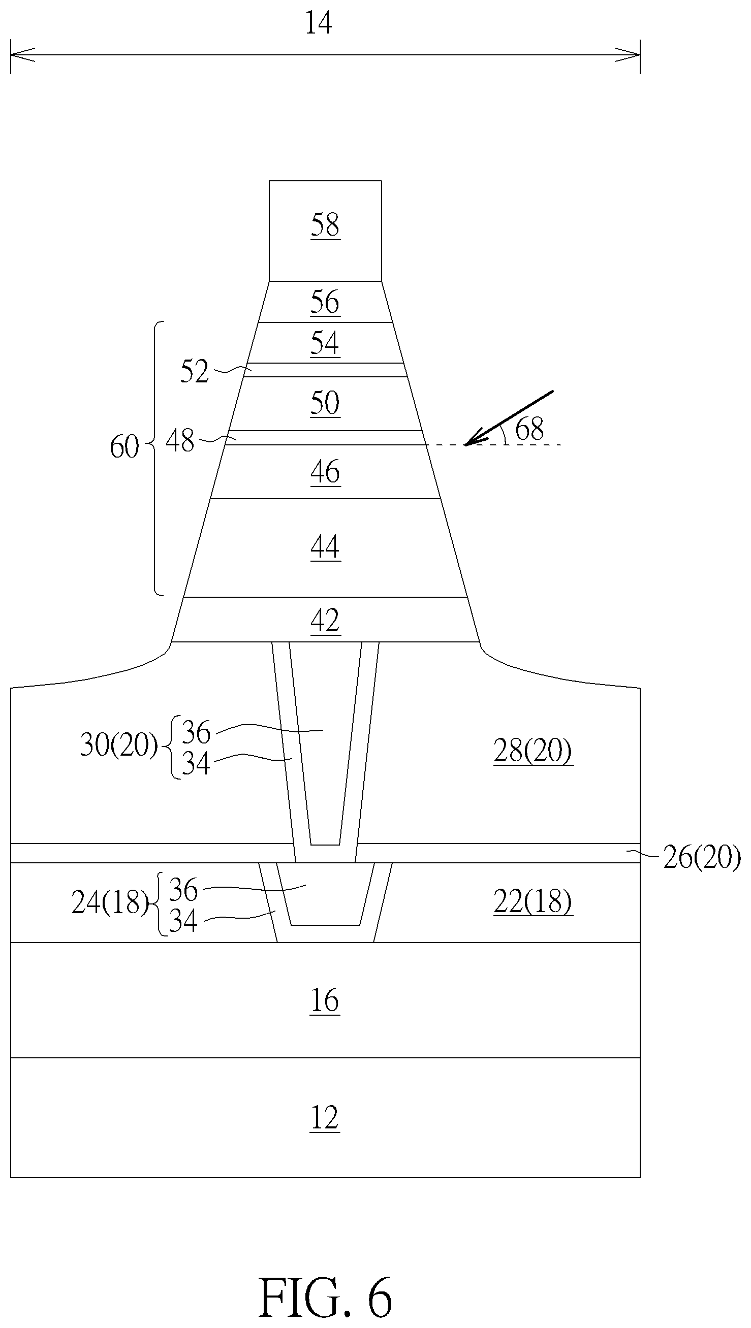 Patent US12588422 Figure 6 – Semiconductor device and method for fabricating the same