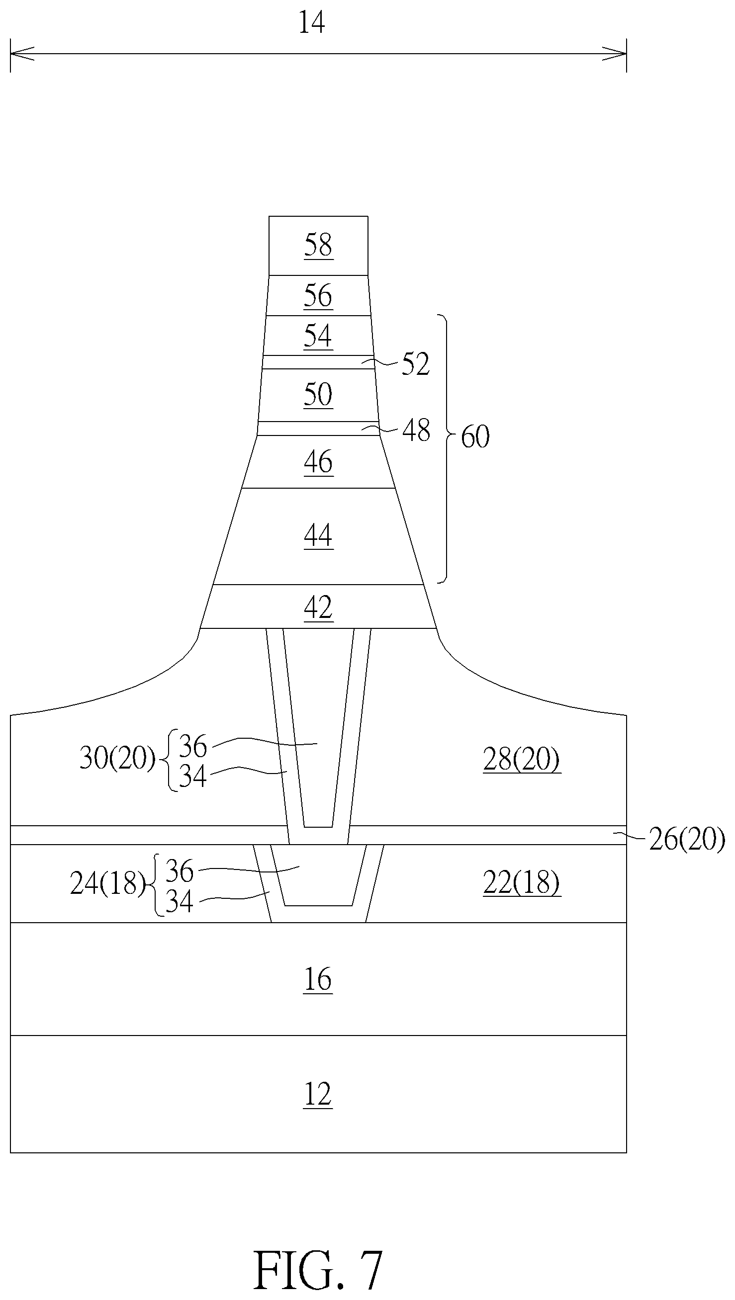 Patent US12588422 Figure 7 – Semiconductor device and method for fabricating the same