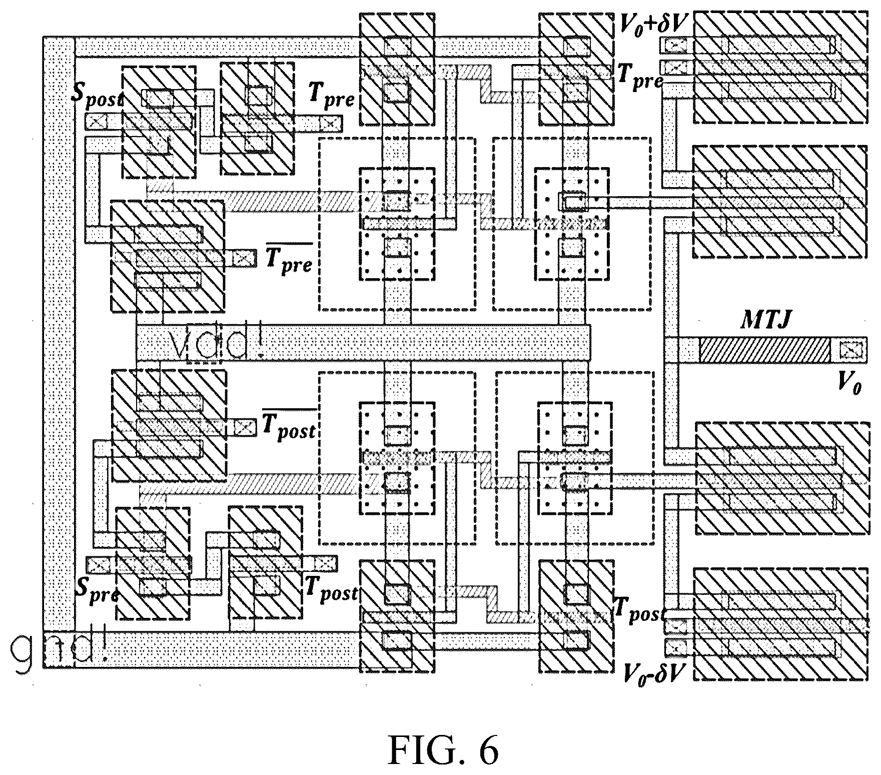 Patent US12588423 Figure 7 – Magnetoresistive device, method for changing resistance state thereof, and synapse learning module