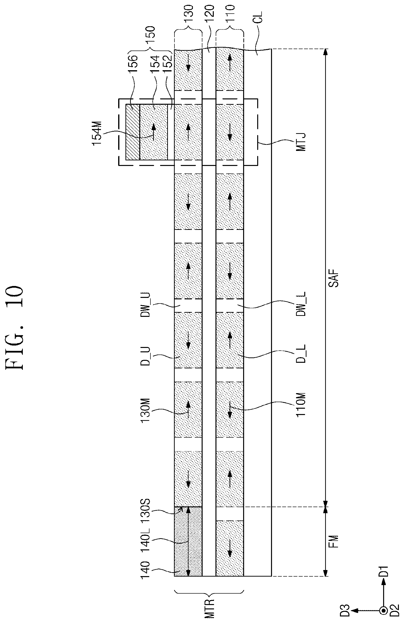 Patent US12588425 Figure 11 – Systems, articles, and methods related to multilayered magnetic memory devices