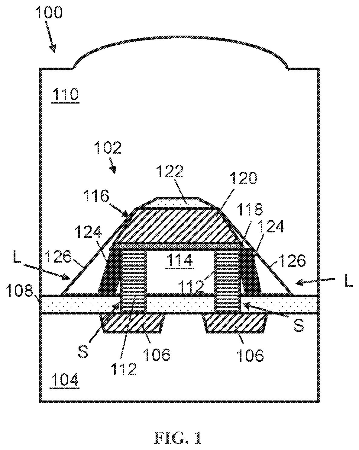 Patent US12588428 — Structure and method for memory element to confine metal with spacer — Figure 1
