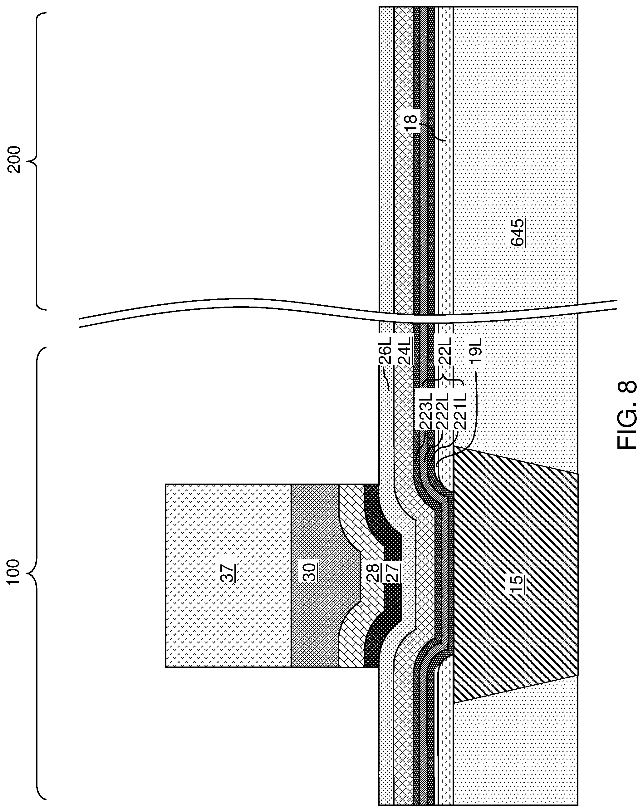 Patent US12588429 Figure 11 – Resistive memory device including a silicon oxide base spacer and methods for forming the same