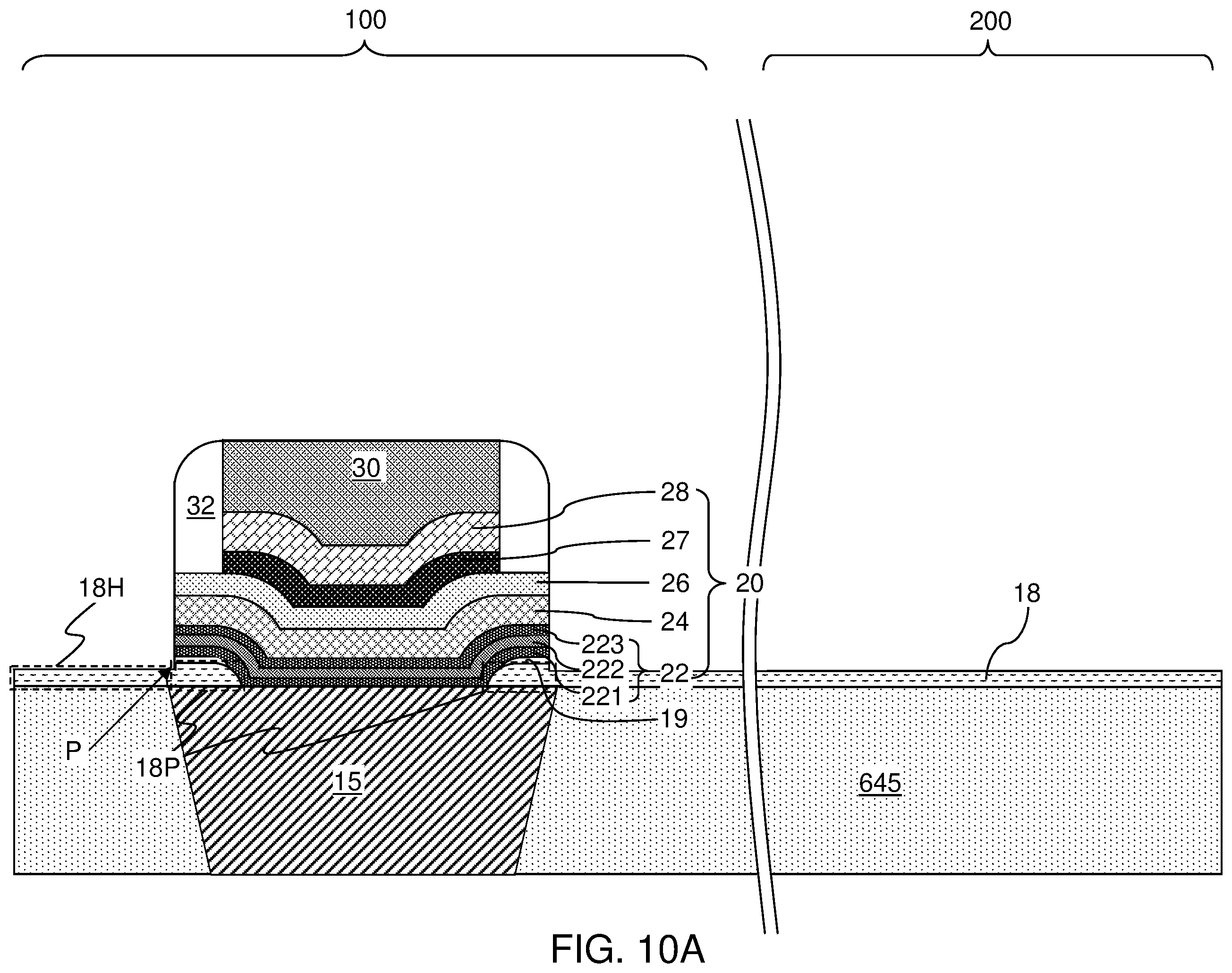 Patent US12588429 Figure 13 – Resistive memory device including a silicon oxide base spacer and methods for forming the same