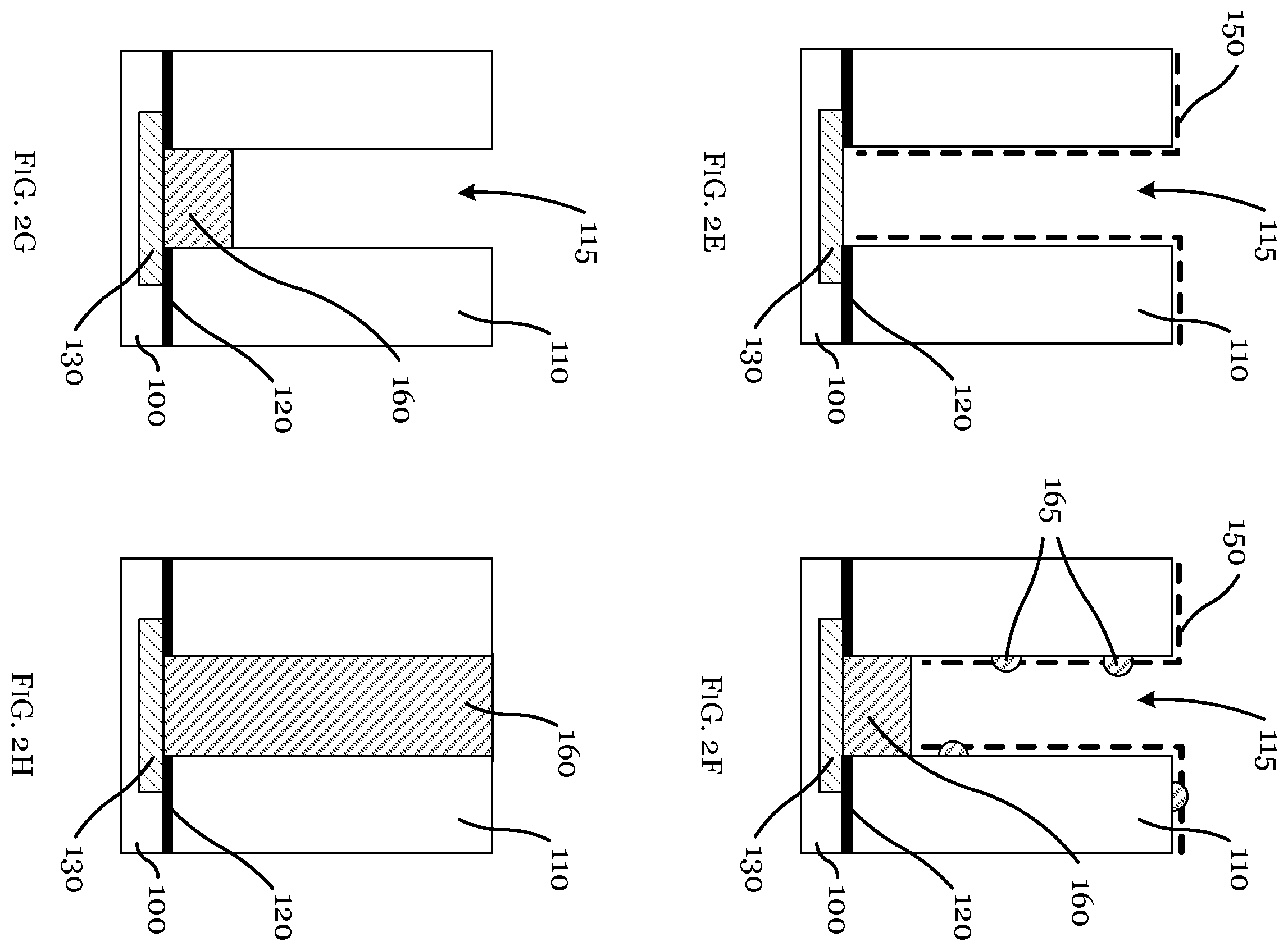 Patent US12588435 Figure 3 – Selective inhibition for selective metal deposition