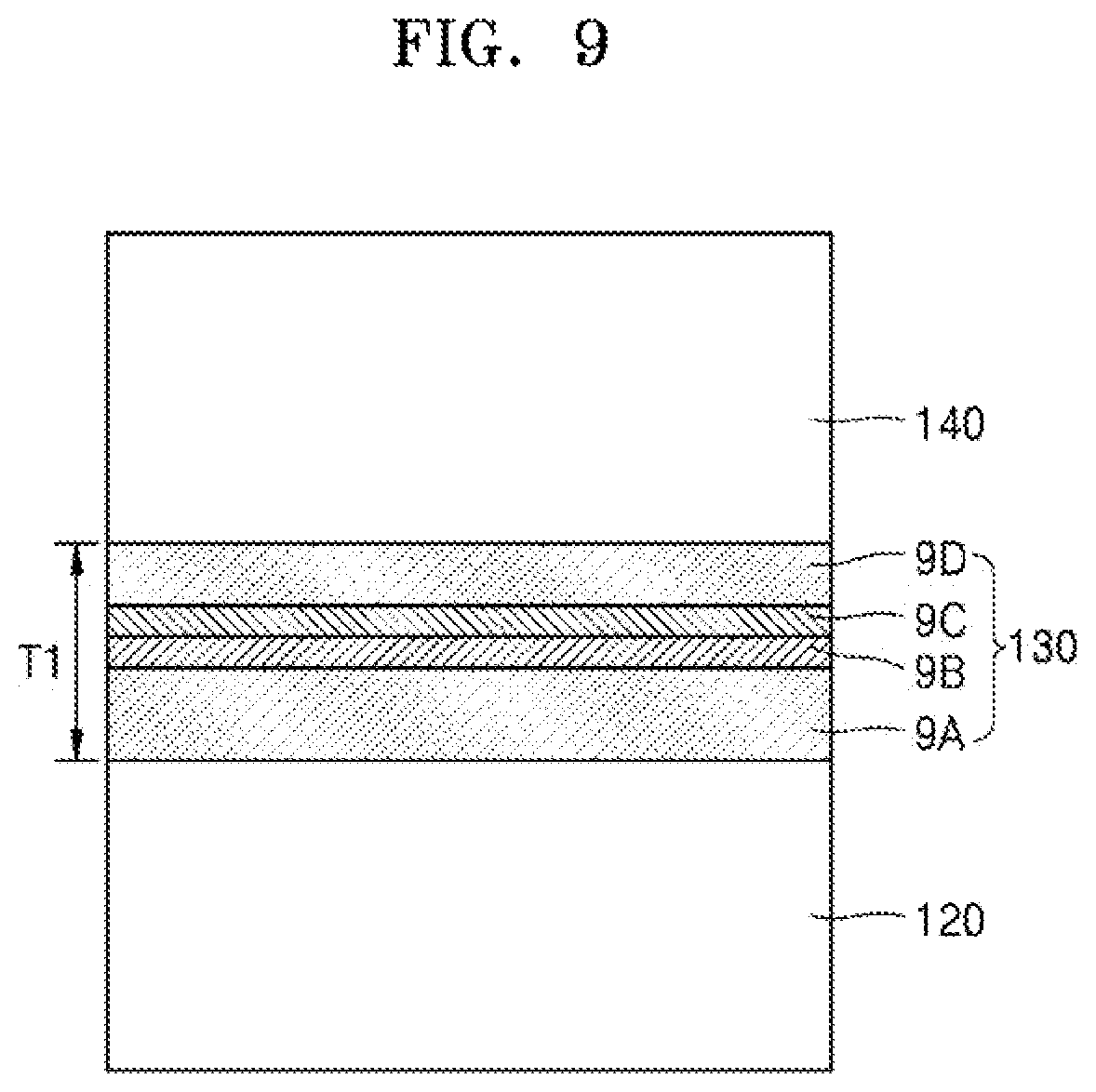 Patent US12588438 Figure 9 – Layer structures including dielectric layer, methods of manufacturing dielectric layer, electronic device including dielectric layer, and electronic apparatus including electronic device