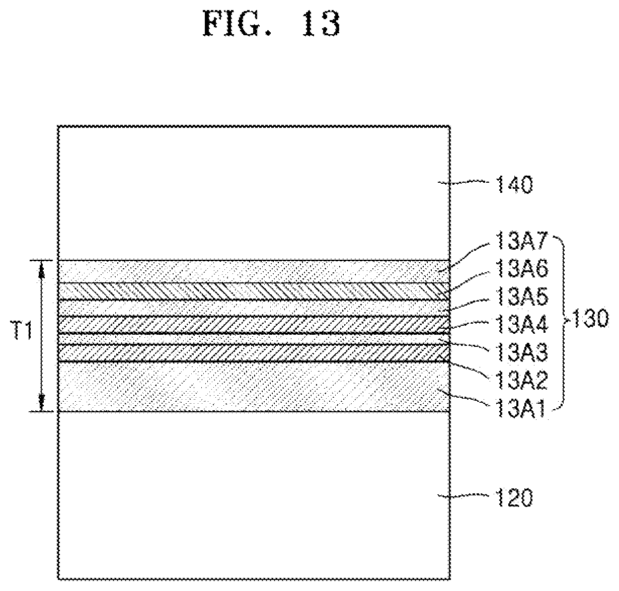 Patent US12588438 Figure 13 – Layer structures including dielectric layer, methods of manufacturing dielectric layer, electronic device including dielectric layer, and electronic apparatus including electronic device
