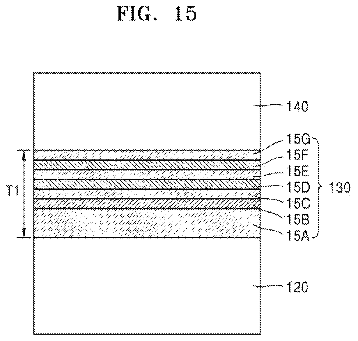 Patent US12588438 Figure 15 – Layer structures including dielectric layer, methods of manufacturing dielectric layer, electronic device including dielectric layer, and electronic apparatus including electronic device