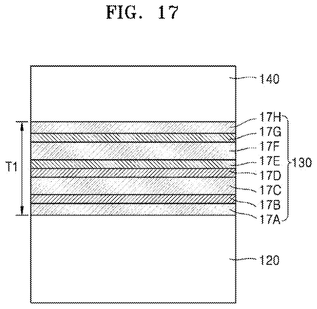 Patent US12588438 Figure 17 – Layer structures including dielectric layer, methods of manufacturing dielectric layer, electronic device including dielectric layer, and electronic apparatus including electronic device