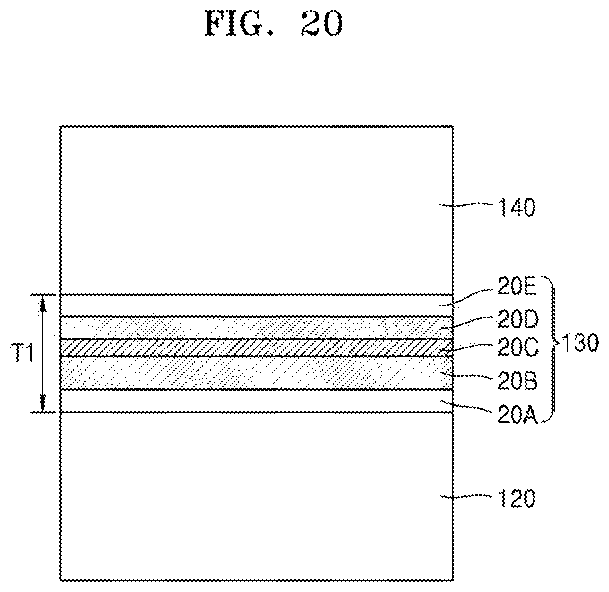 Patent US12588438 Figure 20 – Layer structures including dielectric layer, methods of manufacturing dielectric layer, electronic device including dielectric layer, and electronic apparatus including electronic device