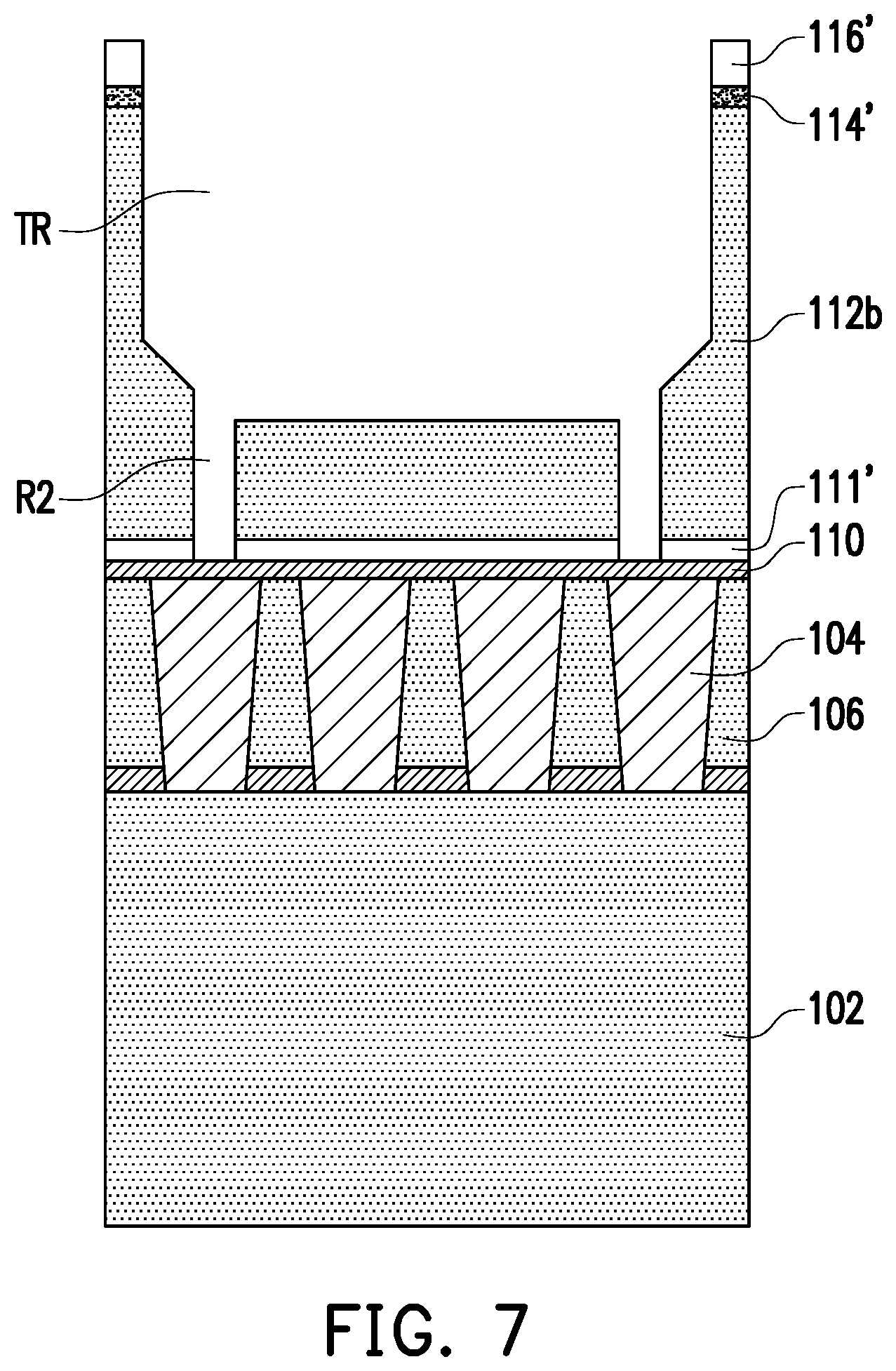 Patent US12588441 Figure 7 – Semiconductor device including dual damascene structure and method for fabricating the same