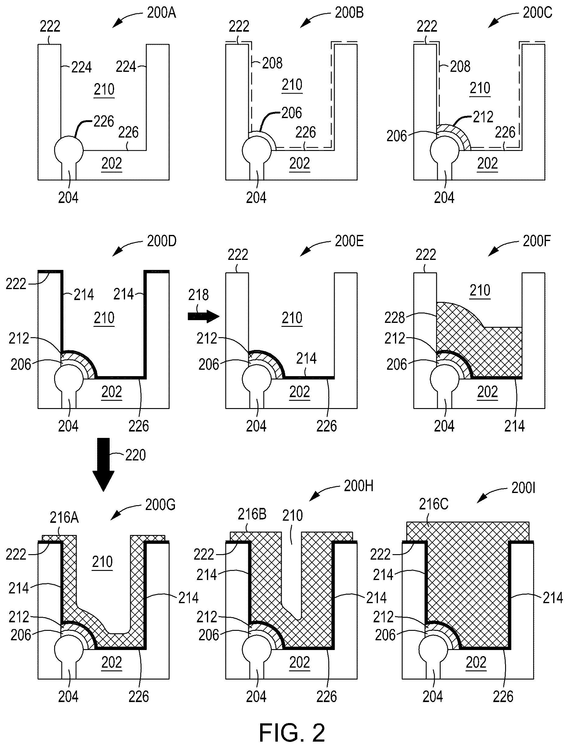 Patent US12588443 Figure 2 – Methods for forming low resistivity contacts