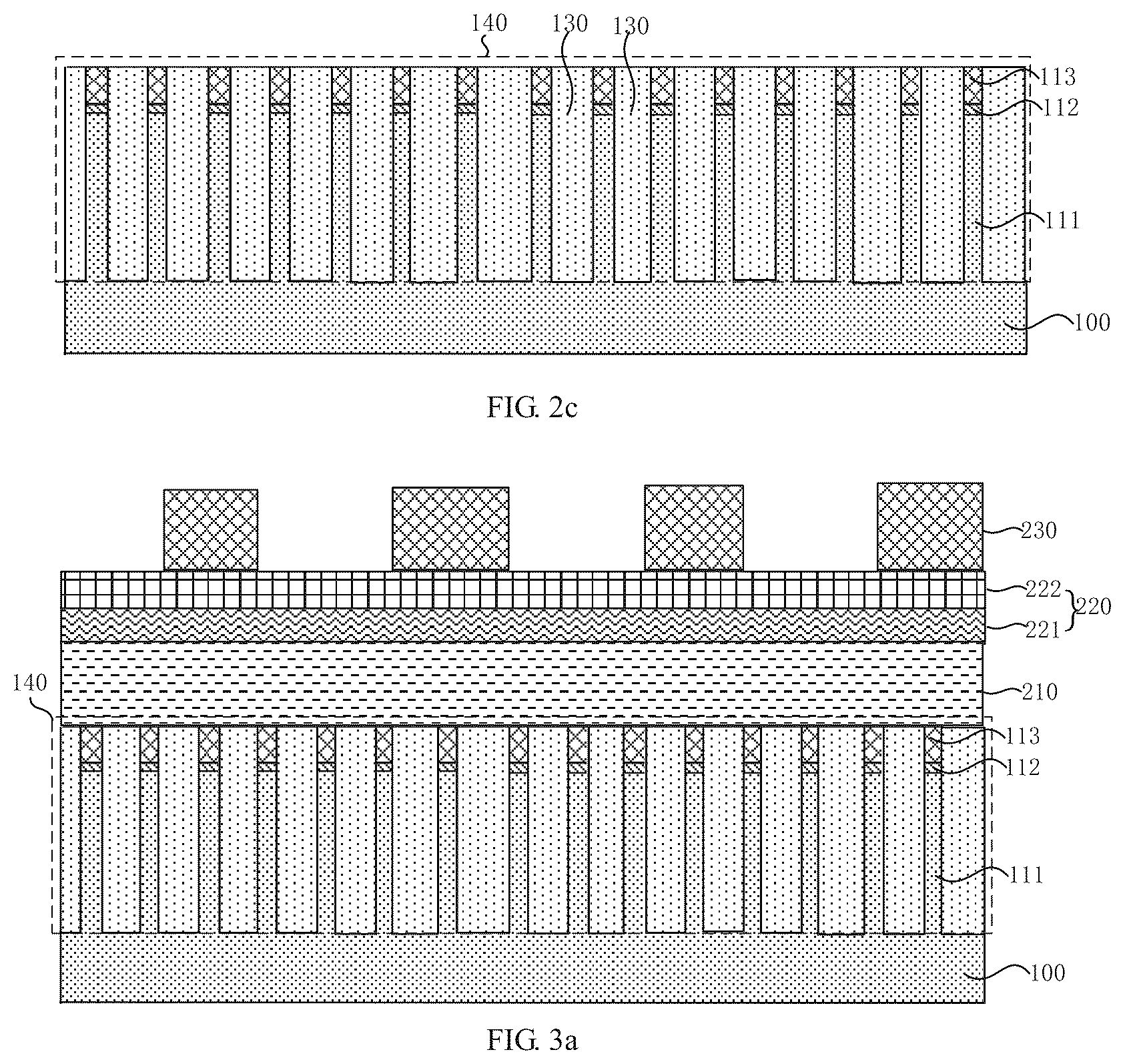 Patent US12588449 Figure 3 – Semiconductor fin structure cut process