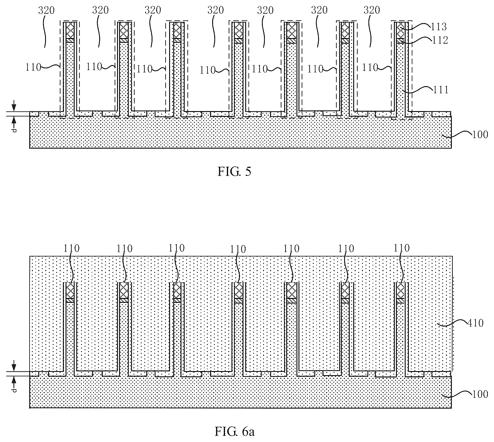 Patent US12588449 Figure 6 – Semiconductor fin structure cut process