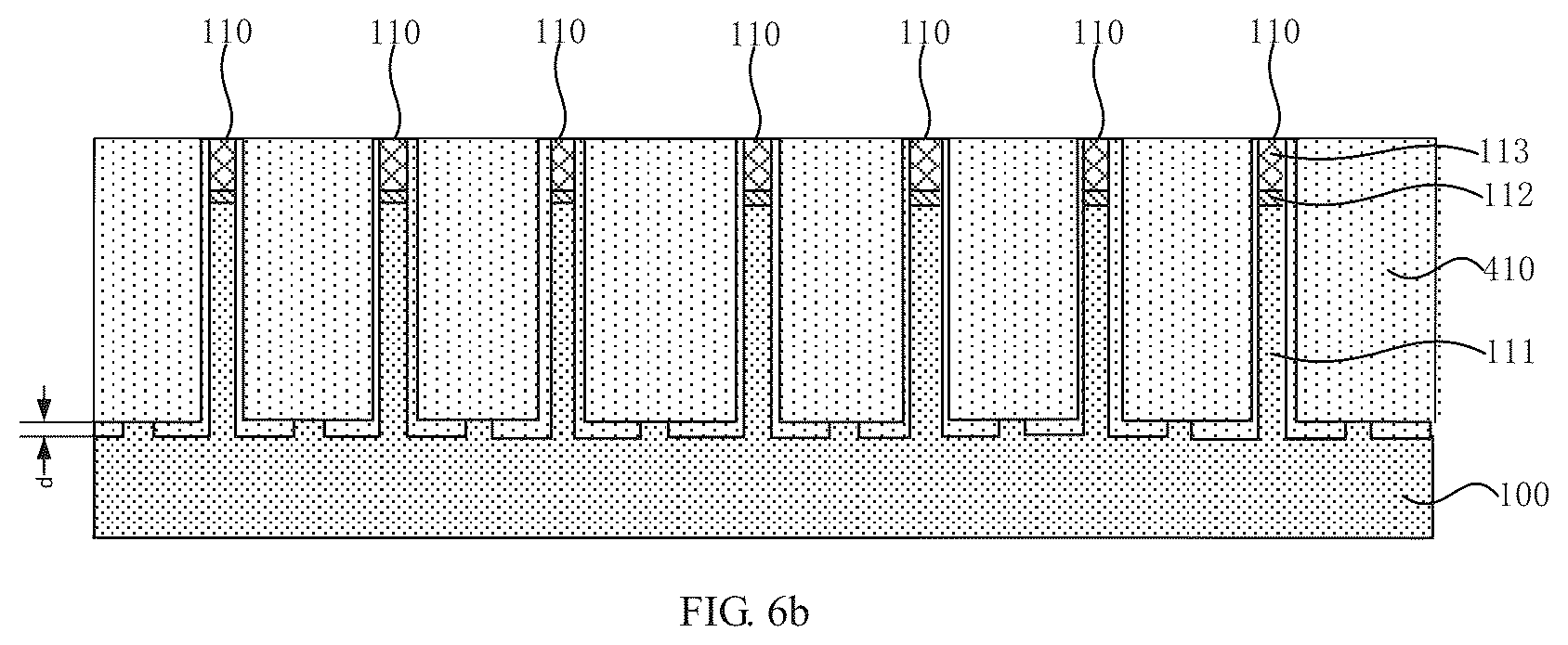 Patent US12588449 Figure 7 – Semiconductor fin structure cut process