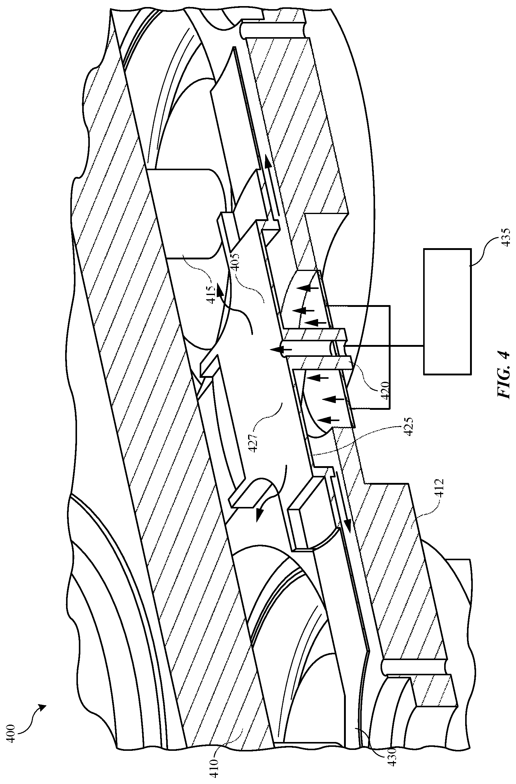 Patent US12588451 Figure 5 – Bottom purge for semiconductor processing system