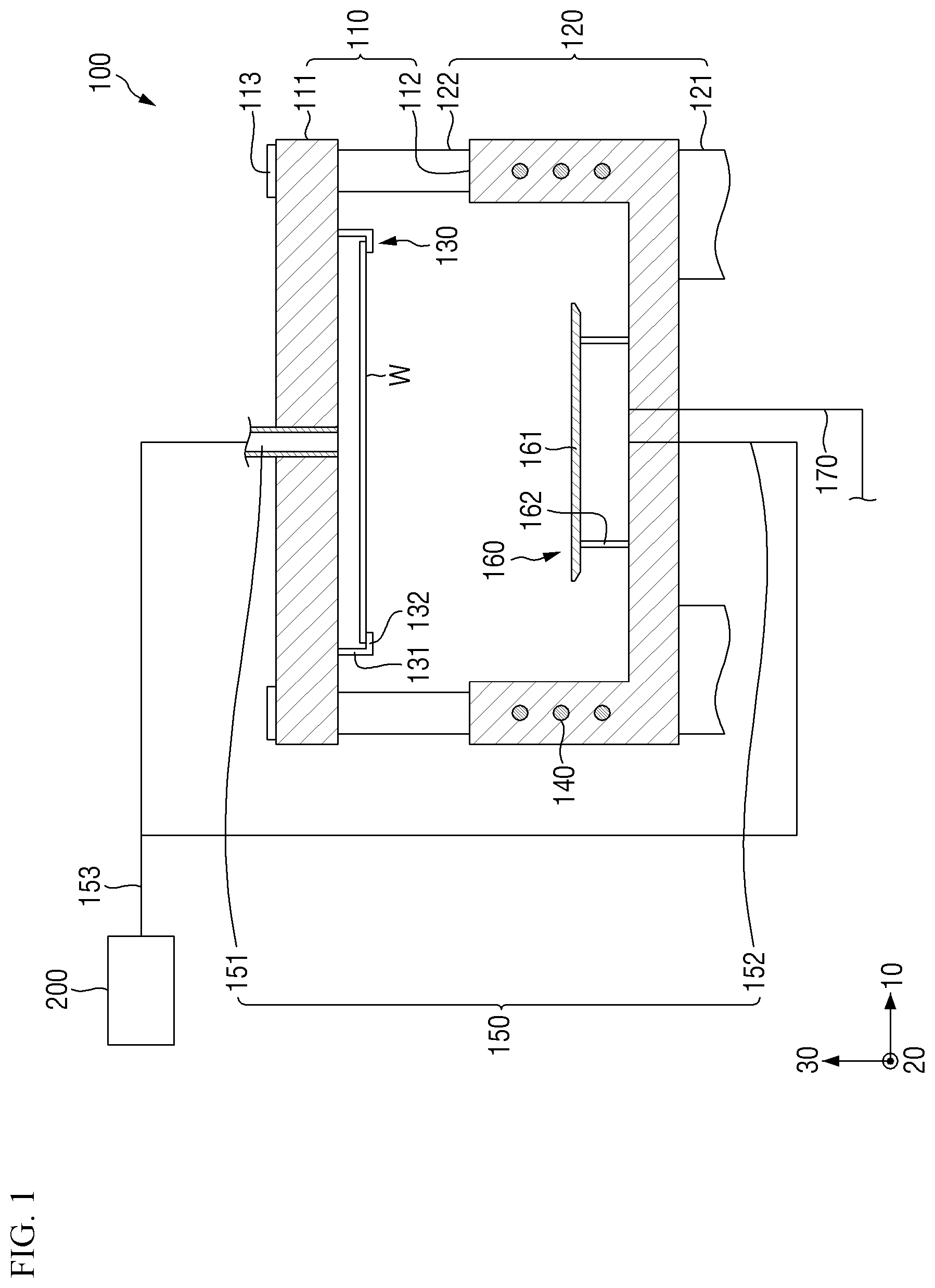 Patent US12588452 Figure 1 – Substrate processing apparatus and method thereof
