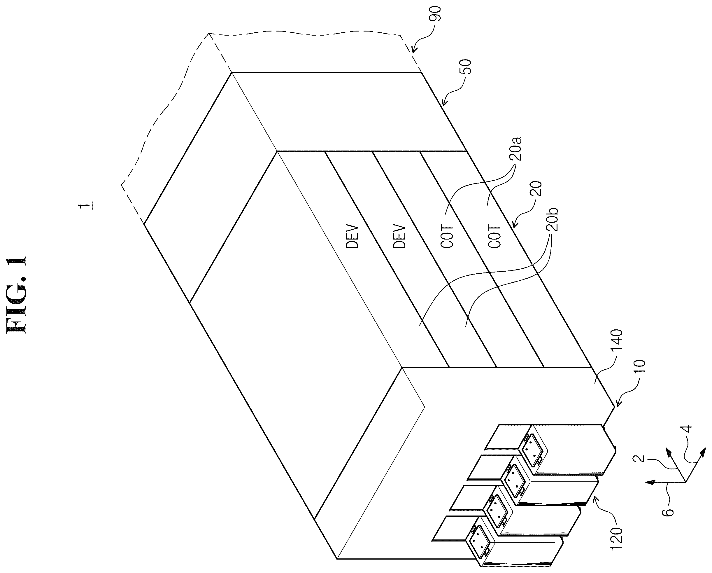 Patent US12588453 Figure 1 – Apparatus for treating substrate and related manufacturing method