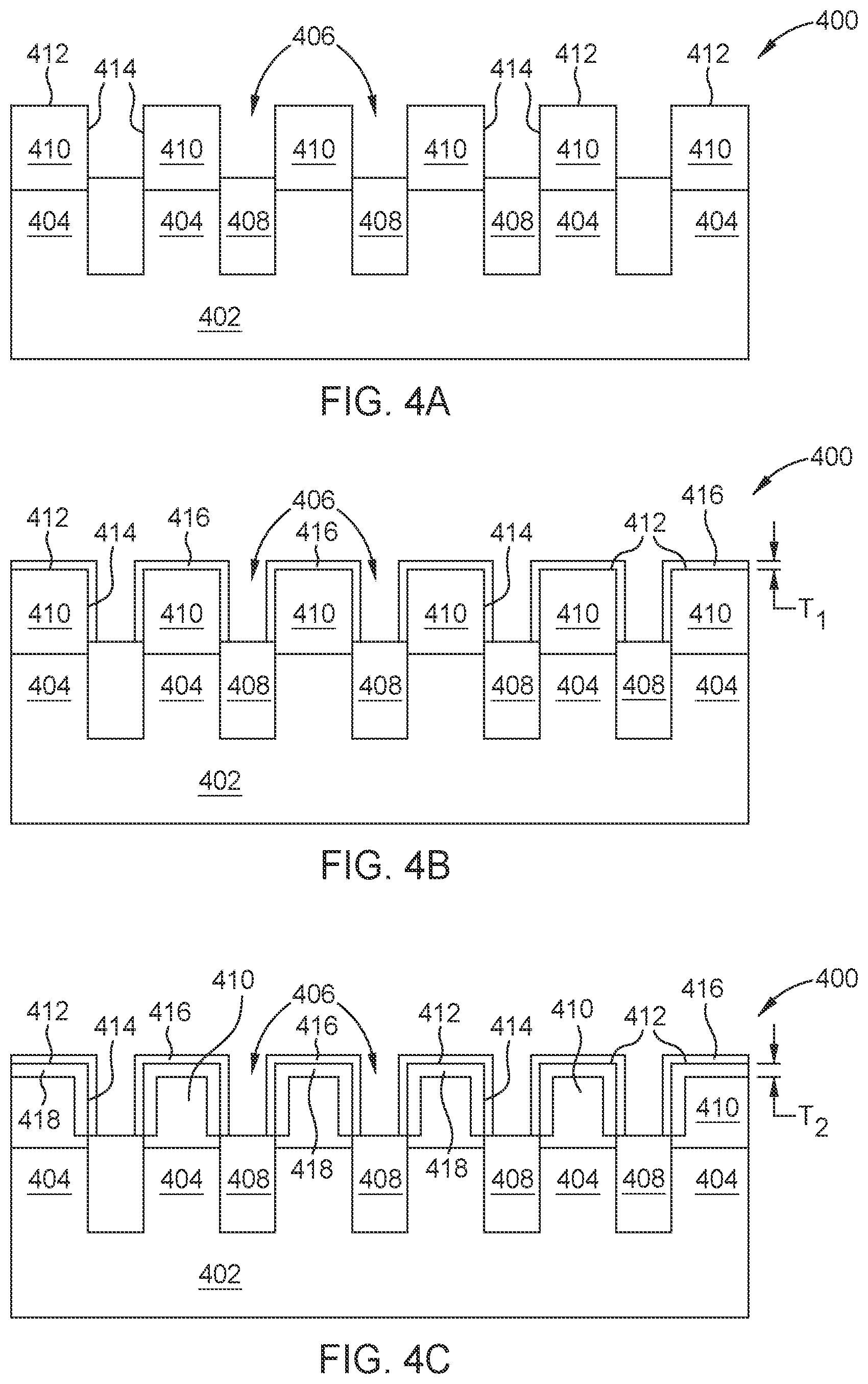 Patent US12588455 Figure 4 – Dopant diffusion with short high temperature anneal pulses